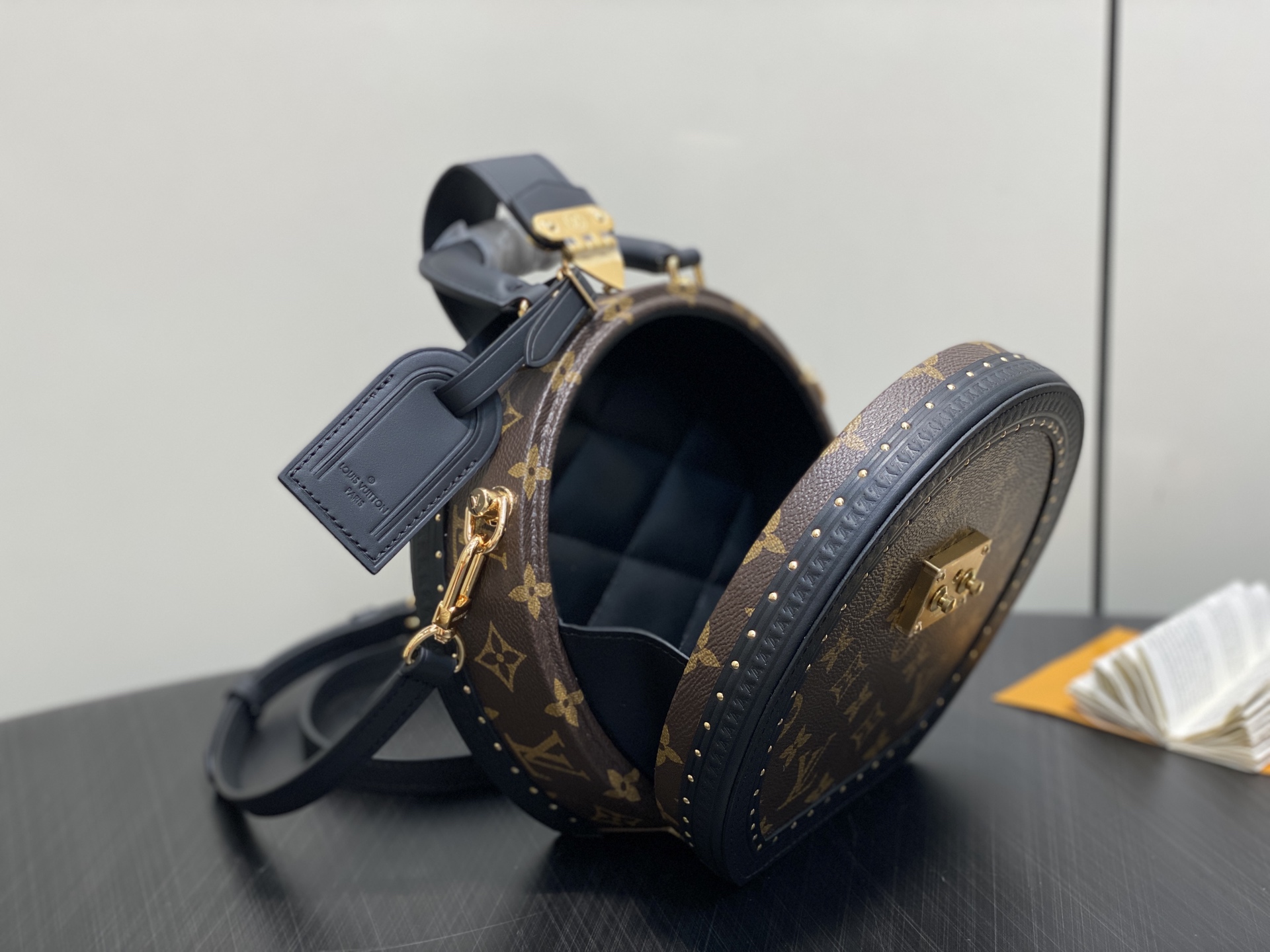 【顶级原单】M15293老花 圆盒子硬箱子 当季新款 BOÎTE CHAPEAU 小号帽箱 本款 Boî