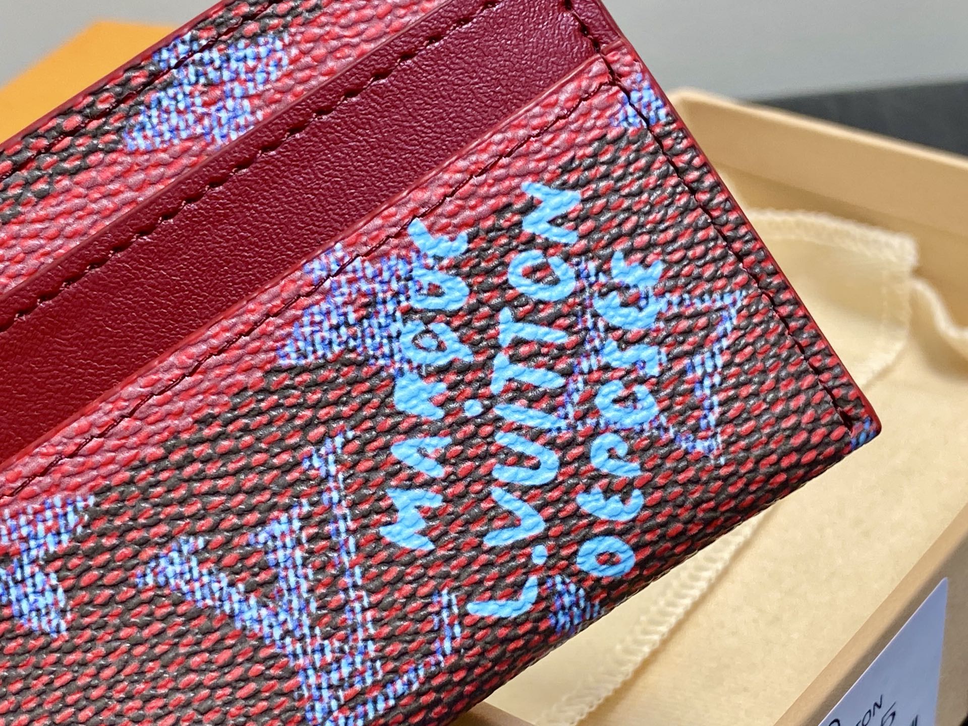 【顶级原单】M26535红色 丝印卡包钱包 PORTE CARTES DOUBLE 卡片夹 此款采用全新