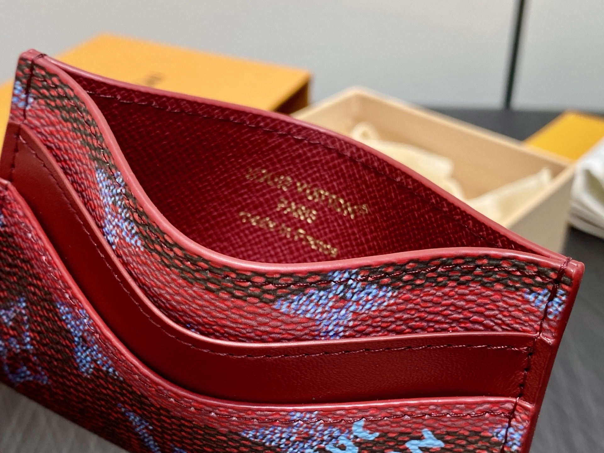 【顶级原单】M26535红色 丝印卡包钱包 PORTE CARTES DOUBLE 卡片夹 此款采用全新