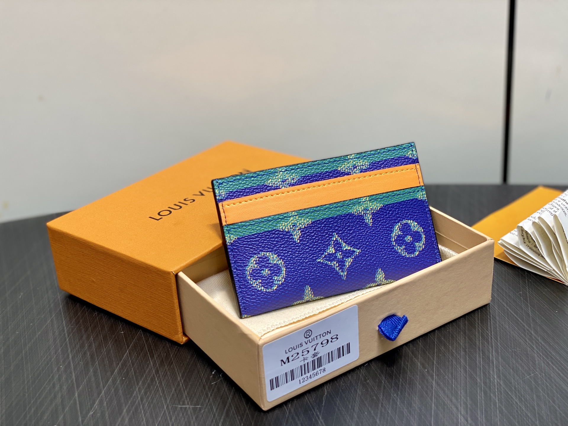 【顶级原单】M25798绿色 丝印卡包钱包 PORTE CARTES DOUBLE 卡片夹 此款采用全新