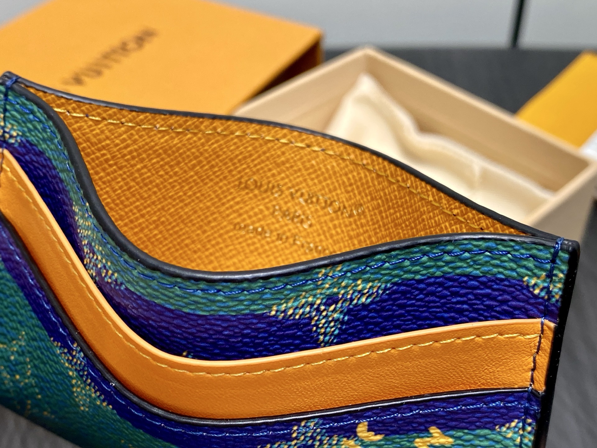 【顶级原单】M25798绿色 丝印卡包钱包 PORTE CARTES DOUBLE 卡片夹 此款采用全新