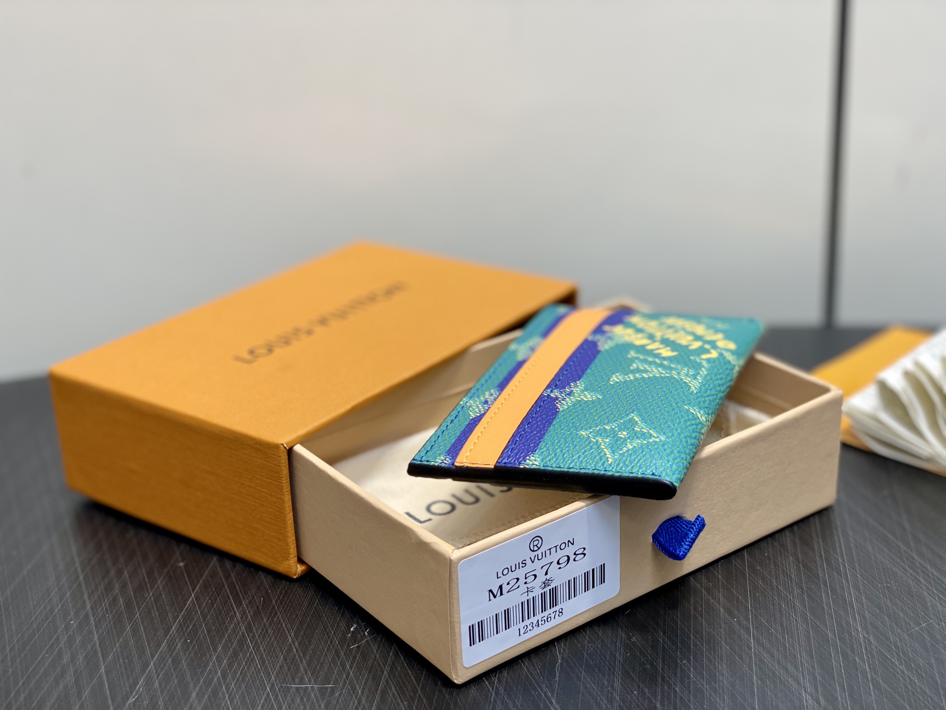 【顶级原单】M25798绿色 丝印卡包钱包 PORTE CARTES DOUBLE 卡片夹 此款采用全新