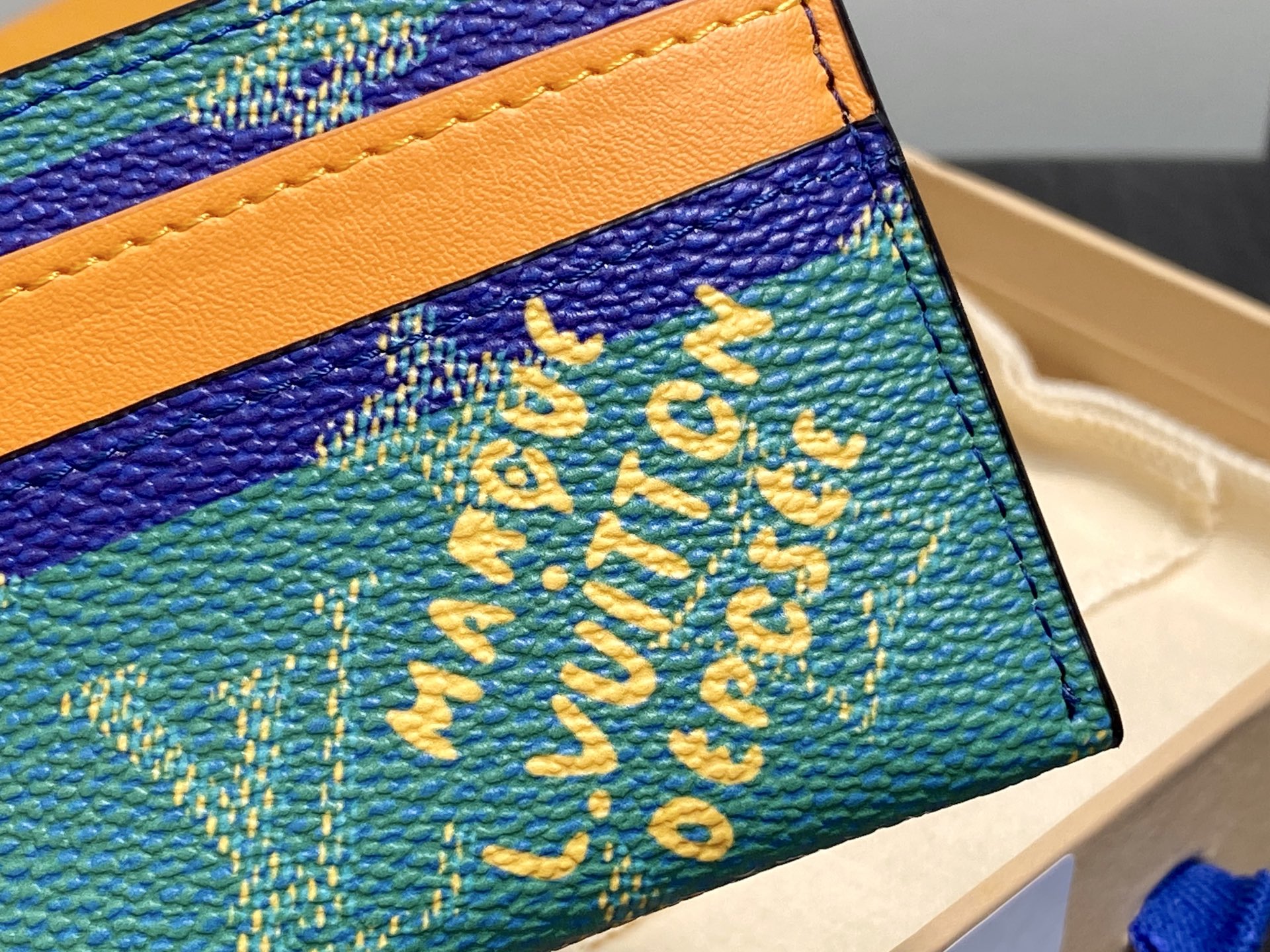 【顶级原单】M25798绿色 丝印卡包钱包 PORTE CARTES DOUBLE 卡片夹 此款采用全新