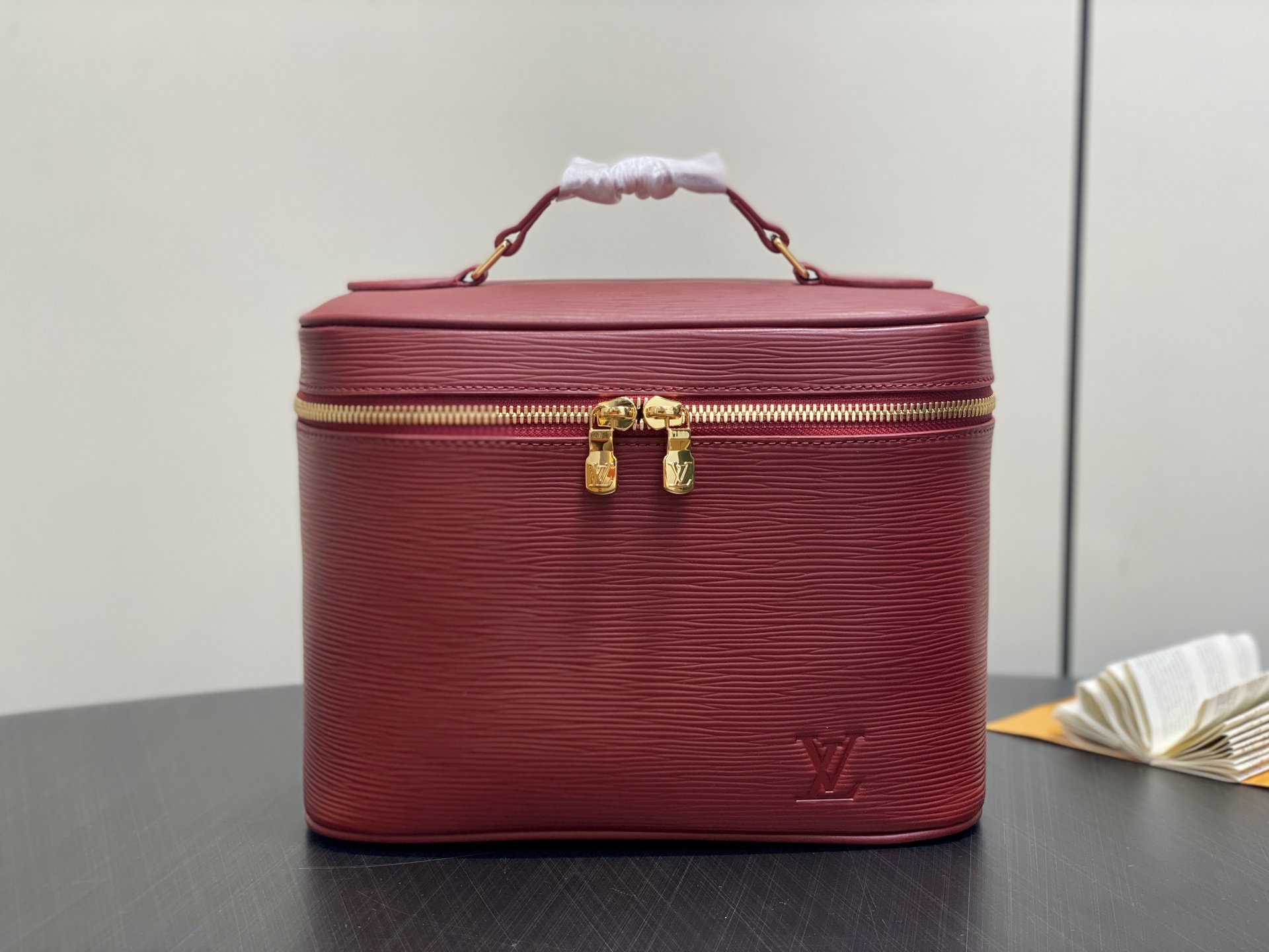 【顶级原单】M25856酒红 水波纹化妆包 当季新款 NICE BB 化妆包 本款 Nice 迷你化妆包