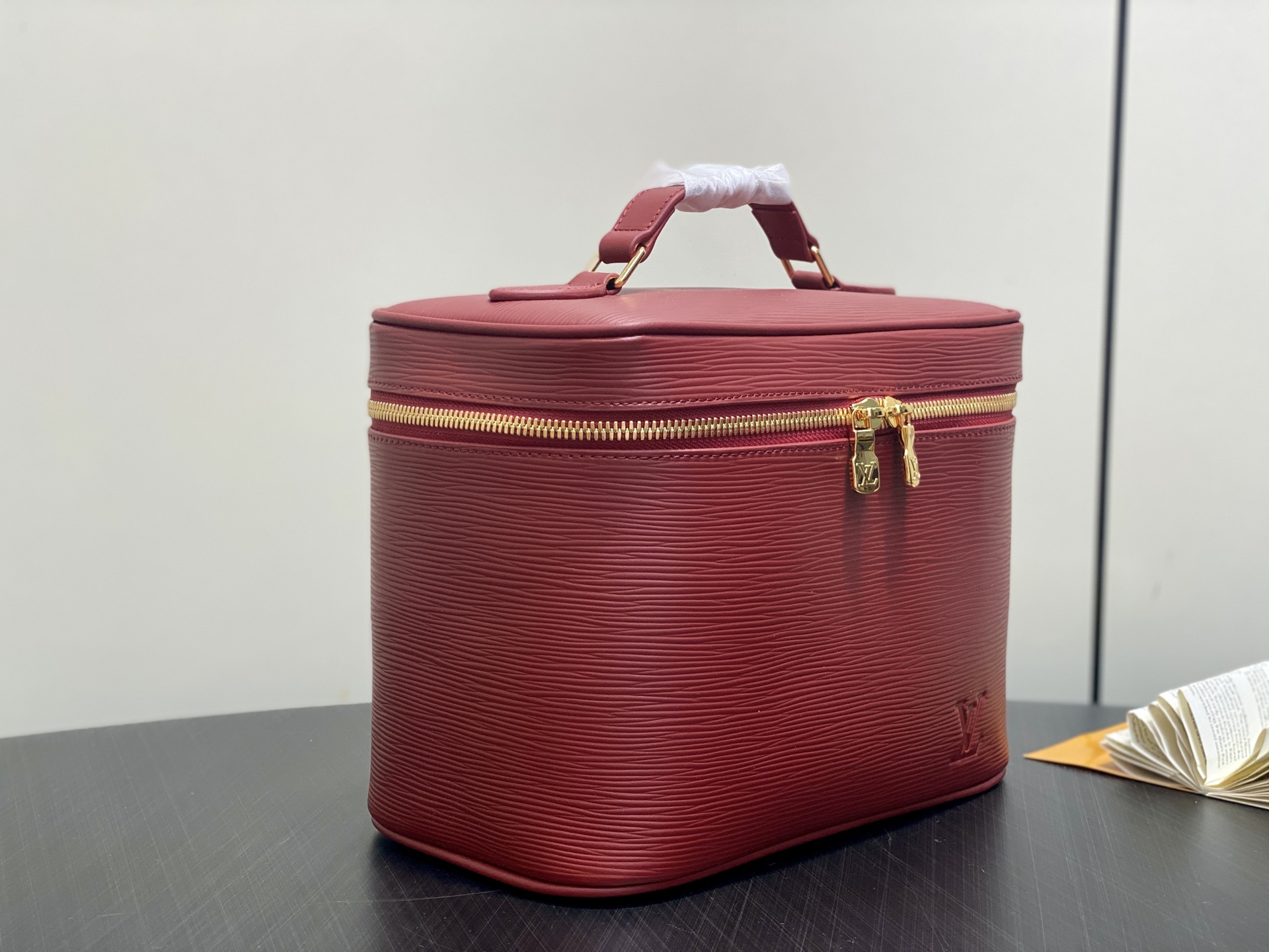 【顶级原单】M25856酒红 水波纹化妆包 当季新款 NICE BB 化妆包 本款 Nice 迷你化妆包