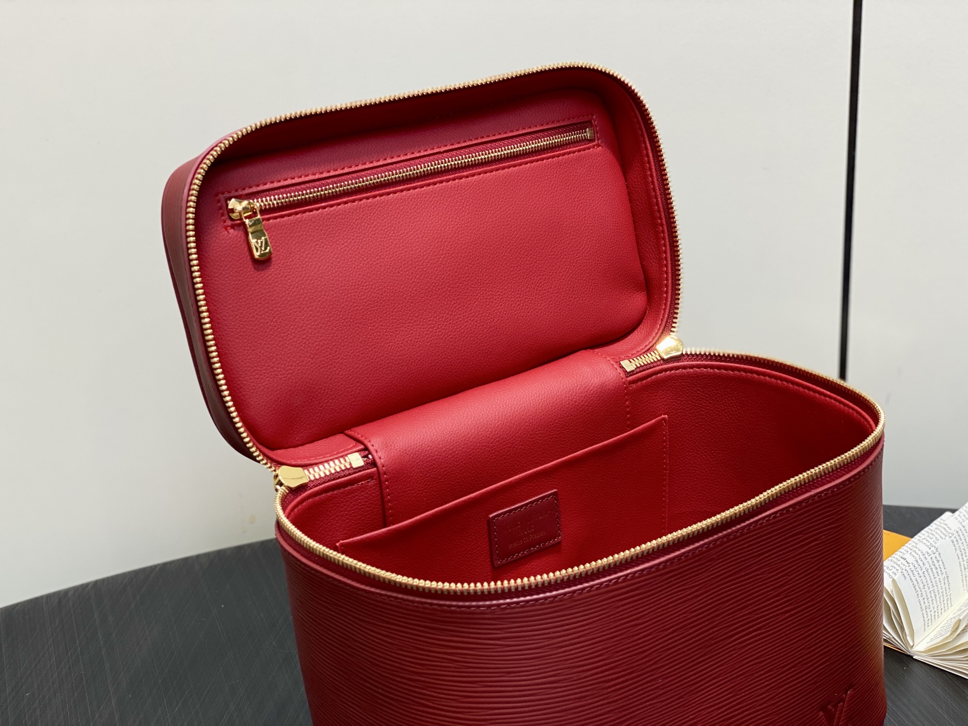 【顶级原单】M25856酒红 水波纹化妆包 当季新款 NICE BB 化妆包 本款 Nice 迷你化妆包