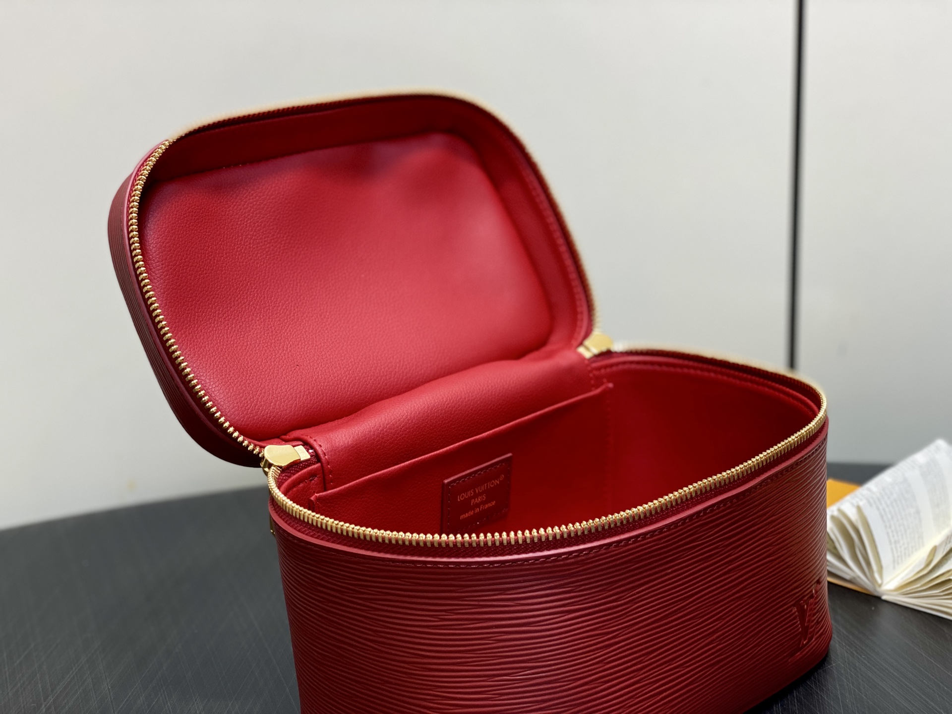 【顶级原单】M15191红色 水波纹化妆包 当季新款 NICE 迷你化妆包 本款 Nice 迷你化妆包向