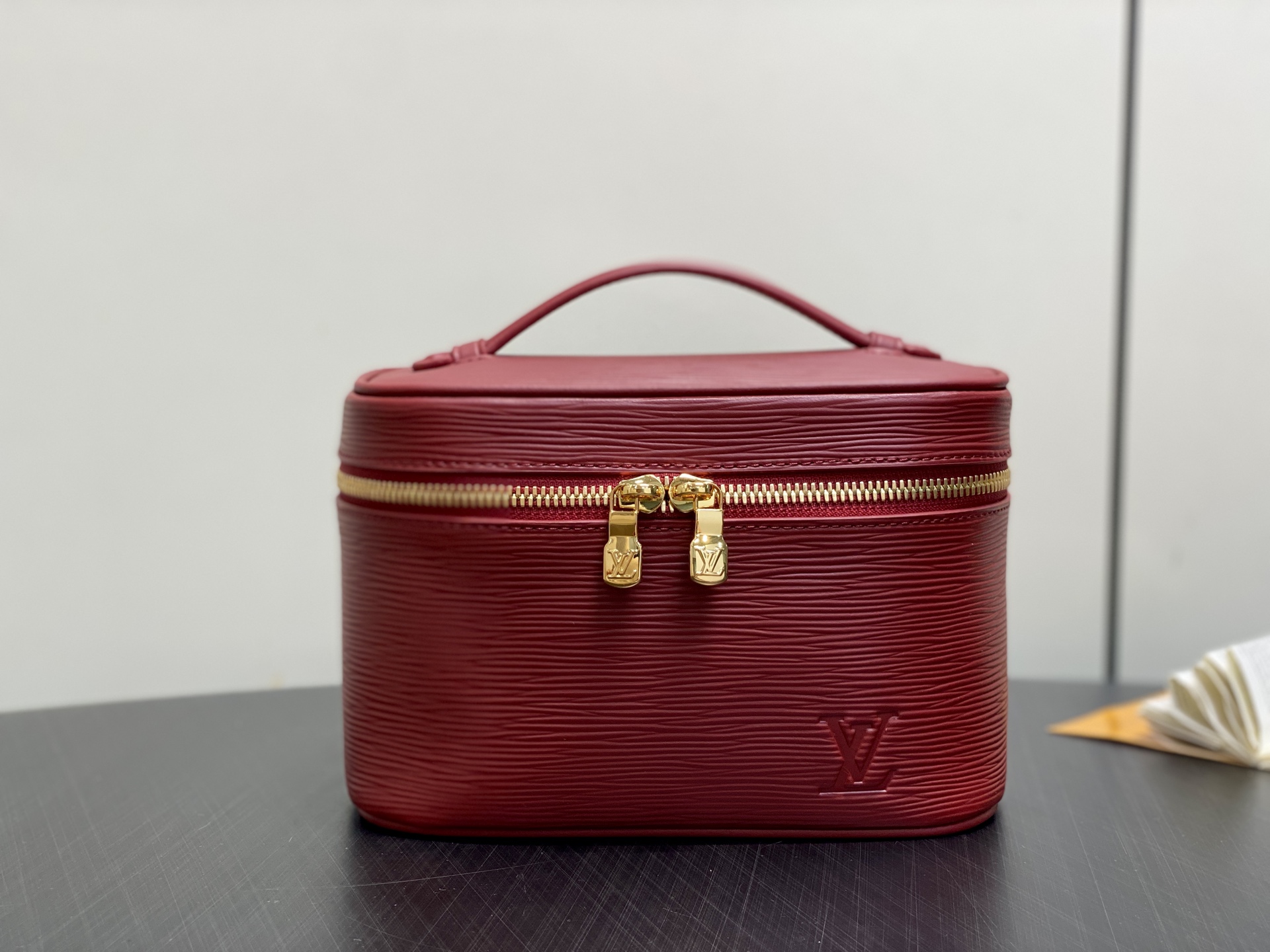 【顶级原单】M15191酒红 水波纹化妆包 当季新款 NICE 迷你化妆包 本款 Nice 迷你化妆包向