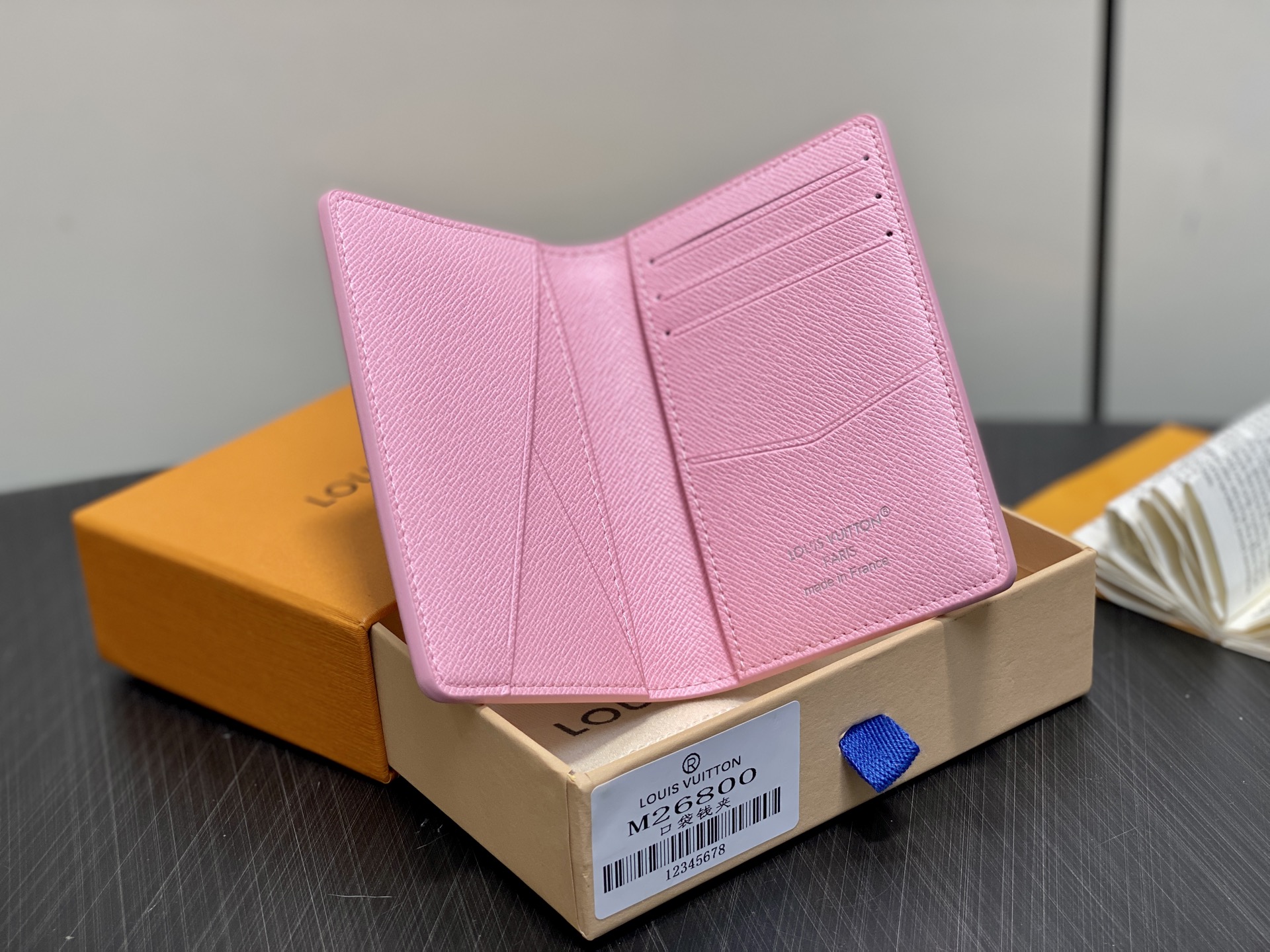 【顶级原单】M26800粉色 印花卡包钱包 EARLY ACCESS Lv nigo联名 Pocket 