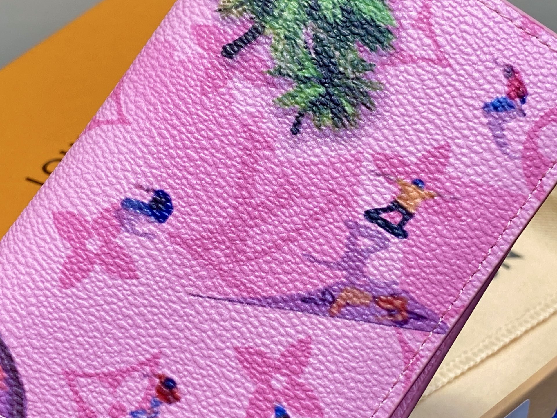 【顶级原单】M26800粉色 印花卡包钱包 EARLY ACCESS Lv nigo联名 Pocket 