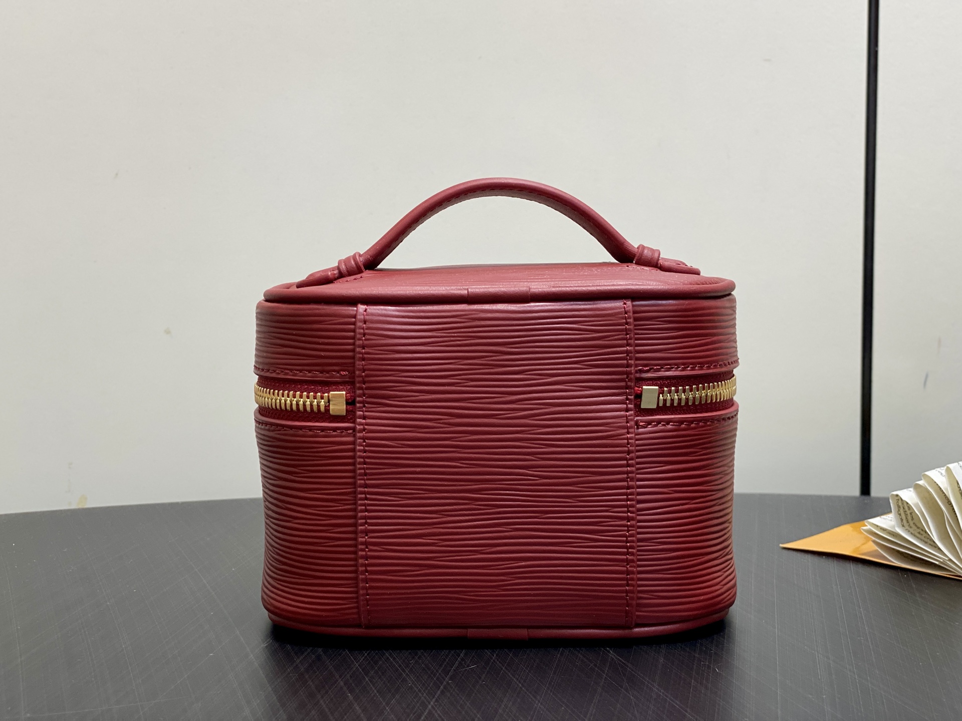 【顶级原单】M25857酒红 水波纹化妆包 当季新款 NICE NANO 化妆包 本款 Nice Nan