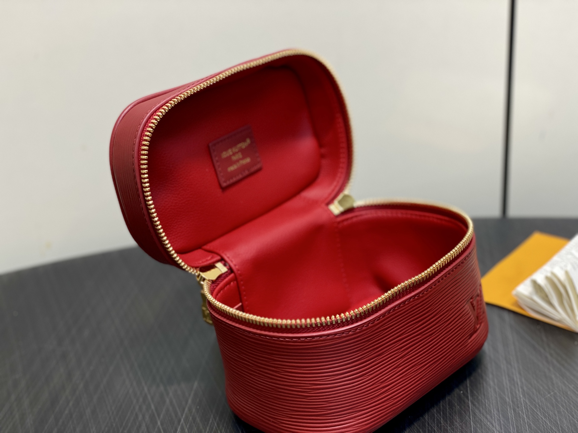 【顶级原单】M25857酒红 水波纹化妆包 当季新款 NICE NANO 化妆包 本款 Nice Nan