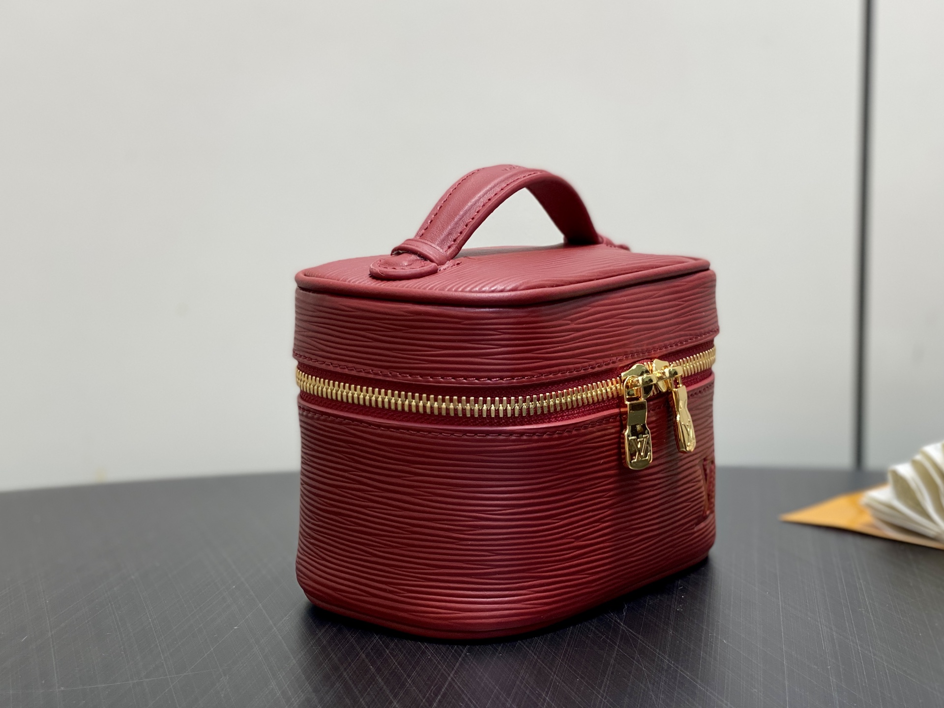 【顶级原单】M25857酒红 水波纹化妆包 当季新款 NICE NANO 化妆包 本款 Nice Nan