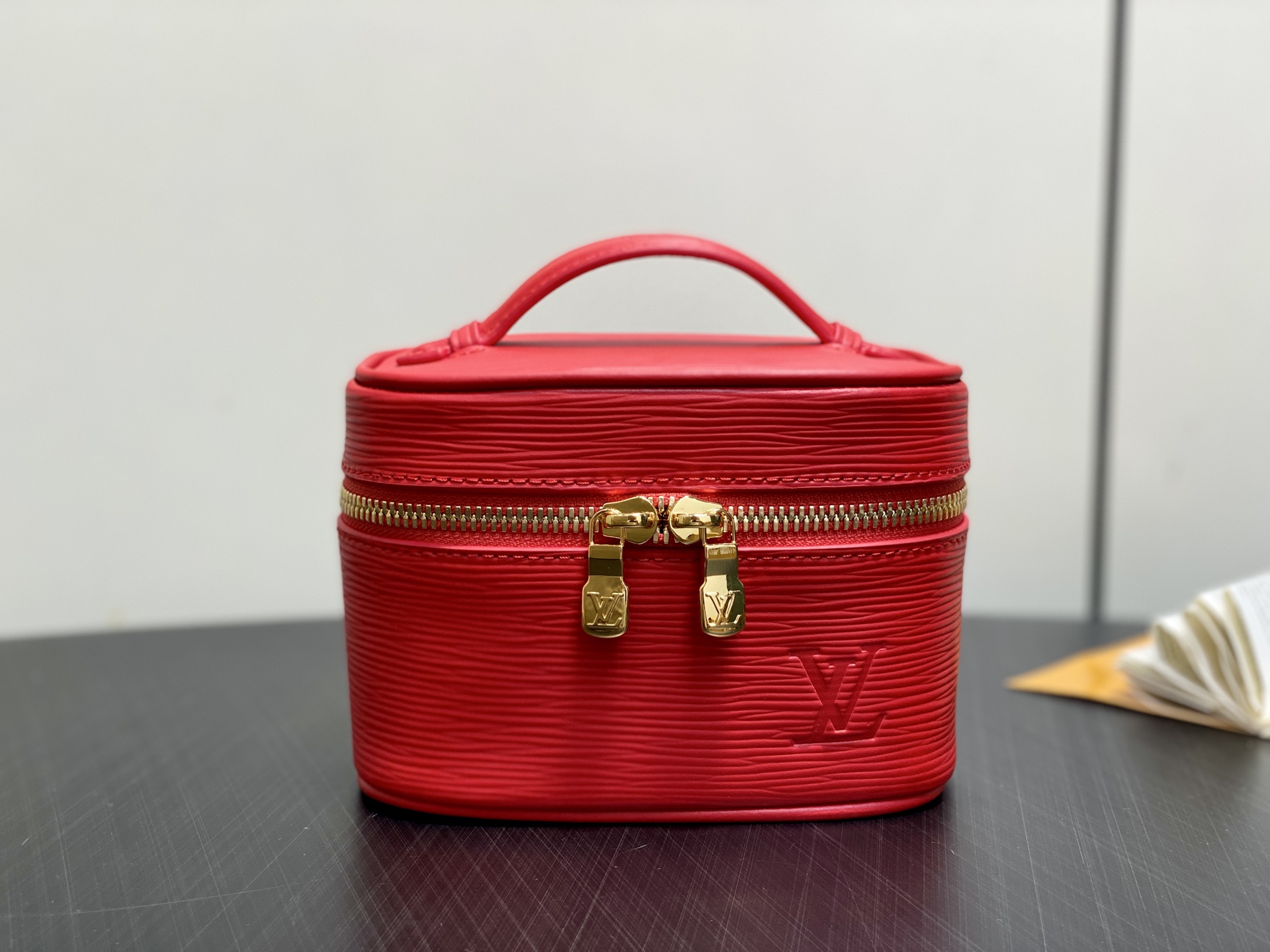 【顶级原单】M25857红色 水波纹化妆包 当季新款 NICE NANO 化妆包 本款 Nice Nan