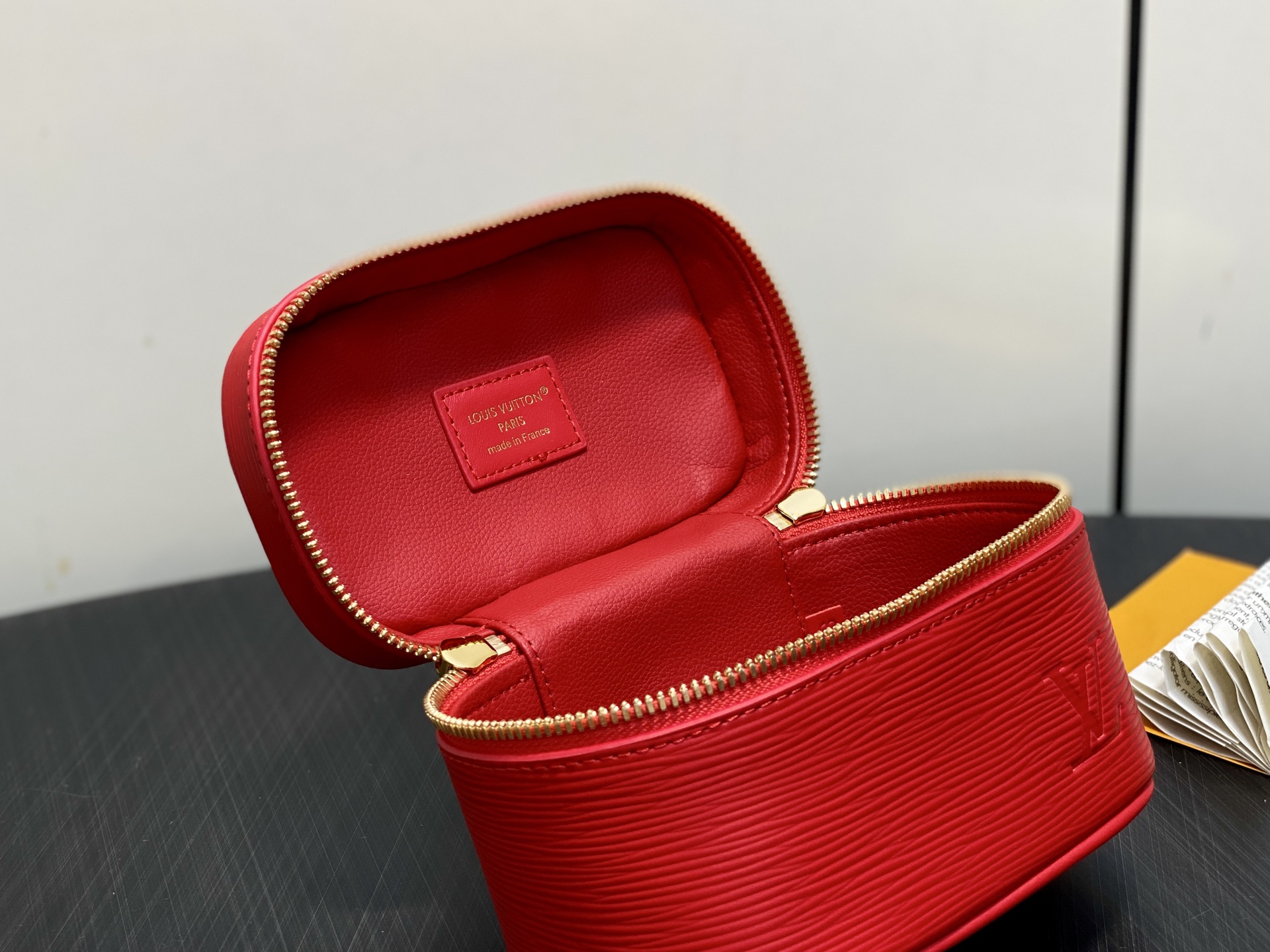 【顶级原单】M25857红色 水波纹化妆包 当季新款 NICE NANO 化妆包 本款 Nice Nan