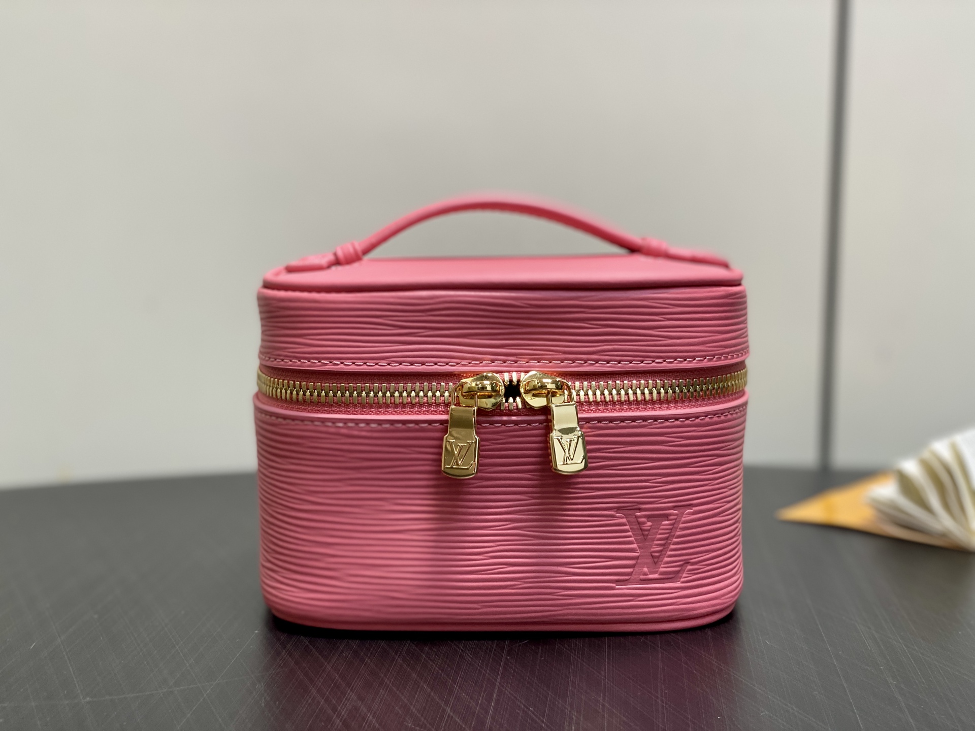 【顶级原单】M25857粉色 水波纹化妆包 当季新款 NICE NANO 化妆包 本款 Nice Nan