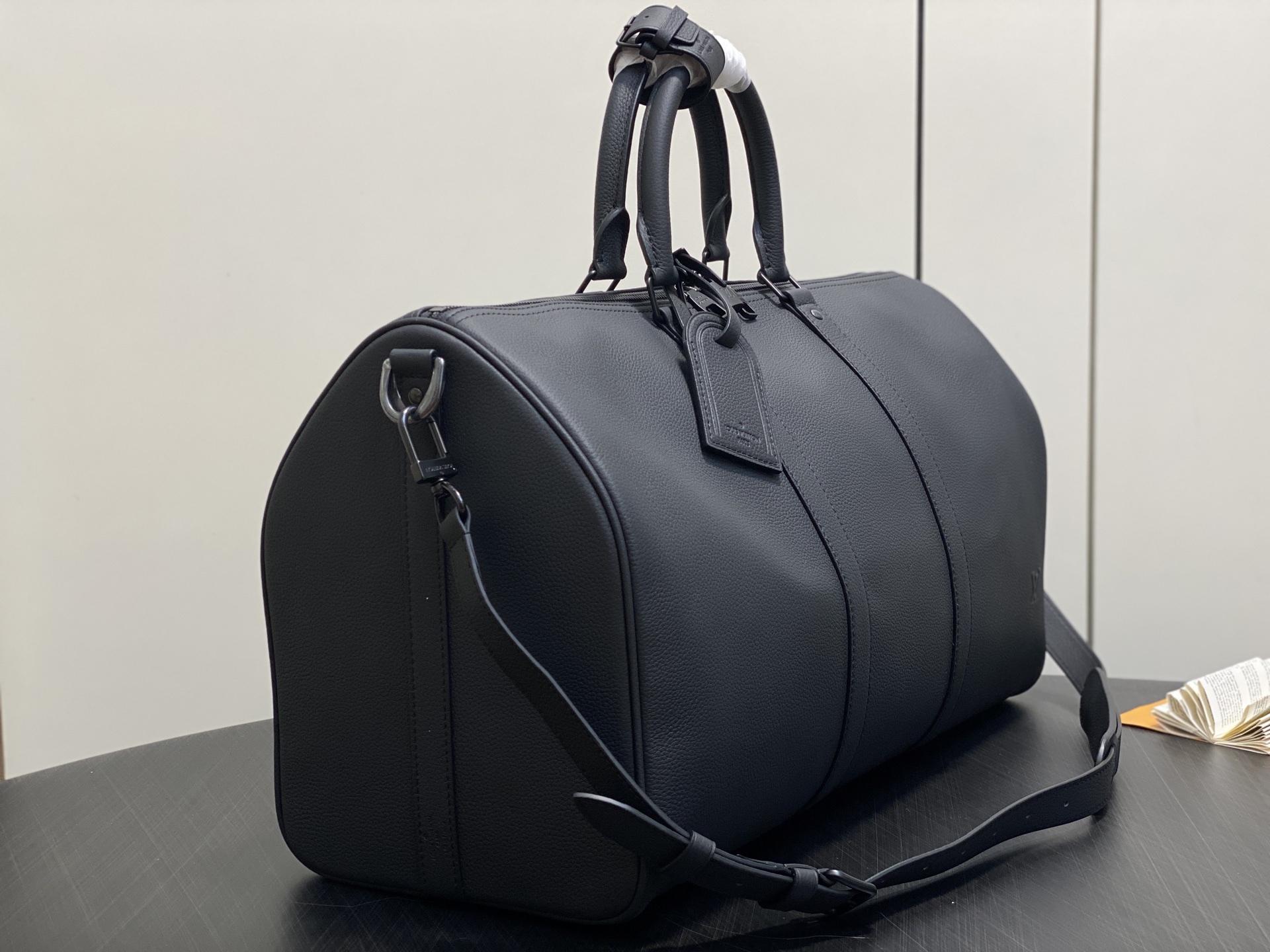 【顶级原单】M26118黑色 商务全皮旅行袋 KEEPALL BANDOULIÈRE 50 旅行袋 本款