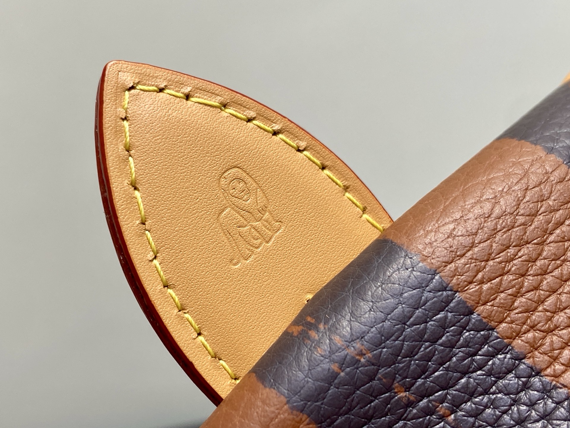 【顶级原单】M14064咖啡条纹 全皮speedy枕头包 SPEEDY BANDOULIÈRE30 手袋