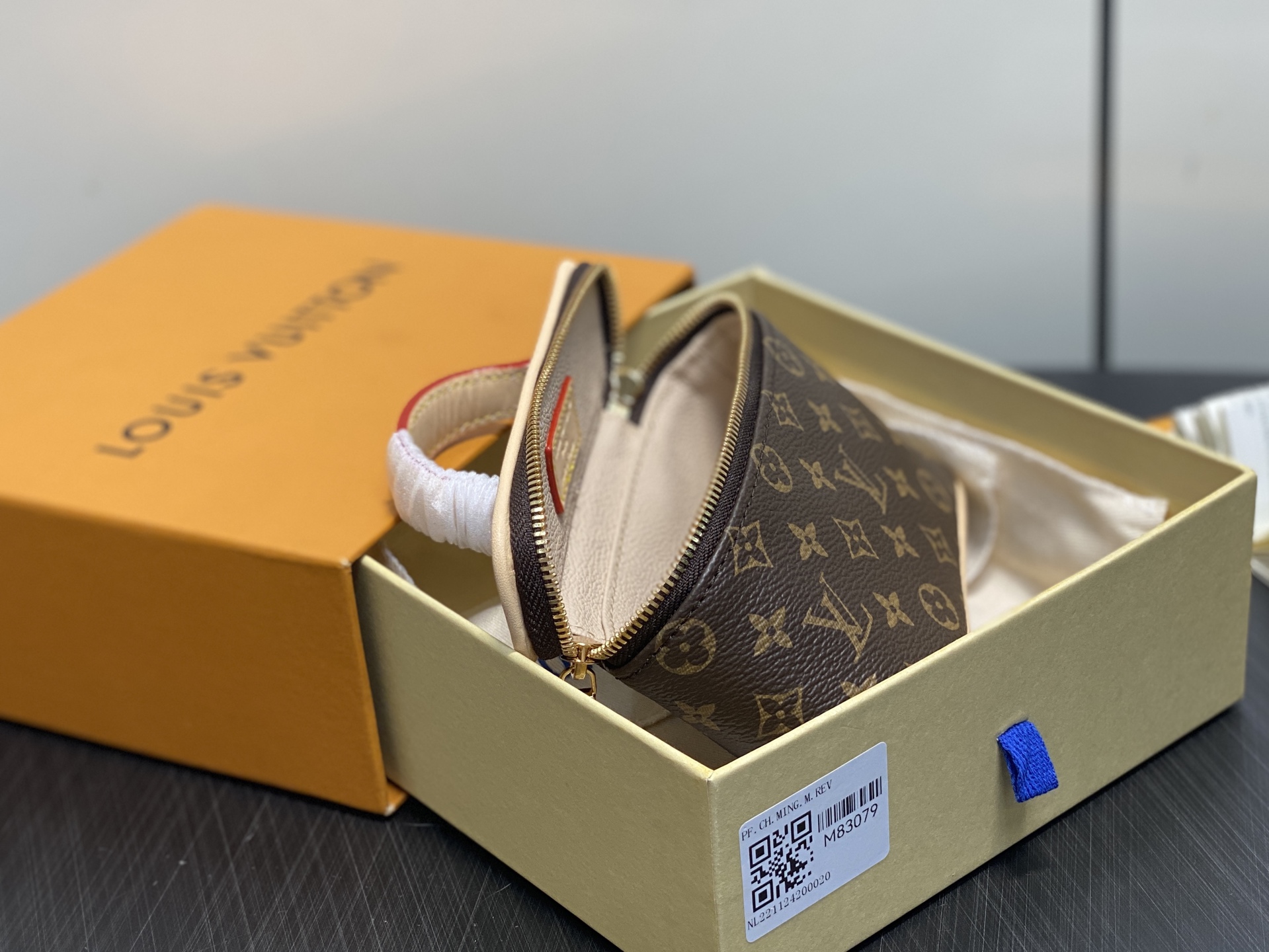 【顶级原单】M83079老花 迷你化妆包口红包 NICE BEAUTY 化妆包 本款 Nice Beau