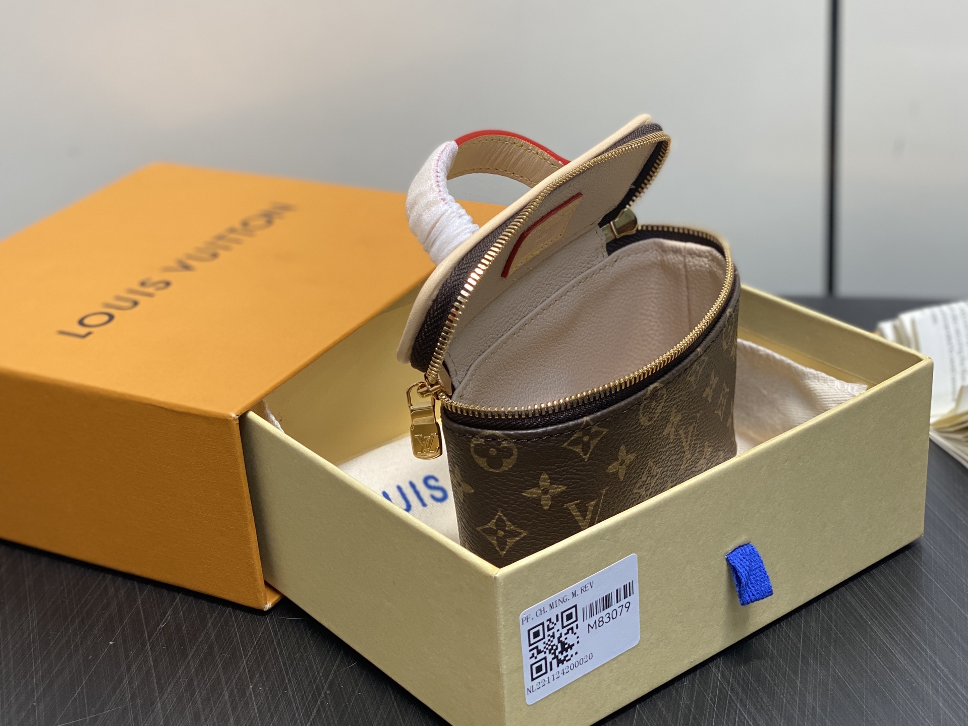 【顶级原单】M83079老花 迷你化妆包口红包 NICE BEAUTY 化妆包 本款 Nice Beau