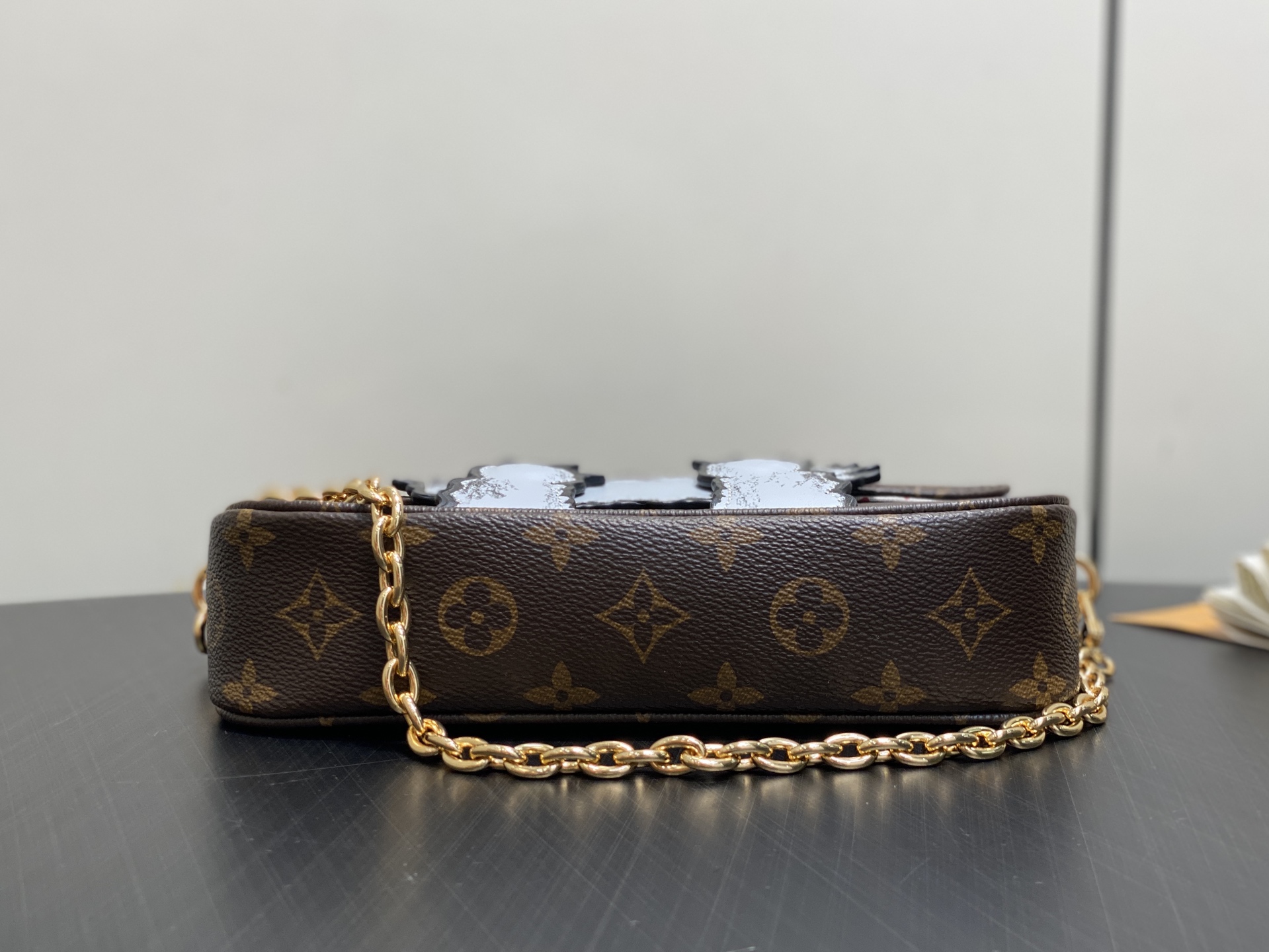 【顶级原单】M15148老花 猫咪 链条包腋下包 Wallet on Chain Ivy 手袋 独家的L