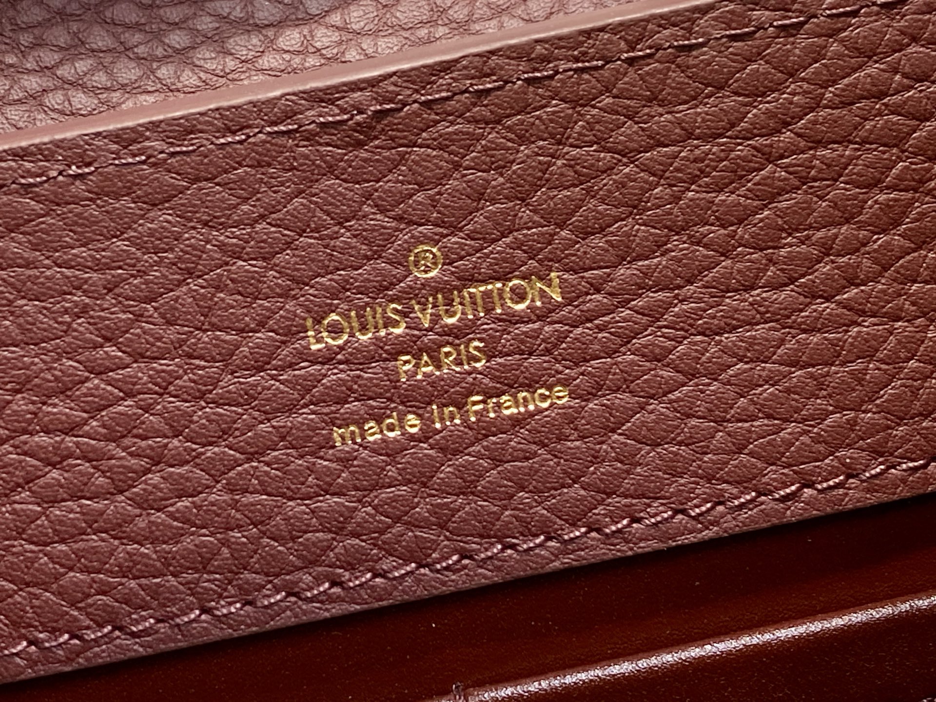 【顶级原单】M25893酒红色 全皮cap那英款系列 Capucines bb 手袋 m25893 酒红