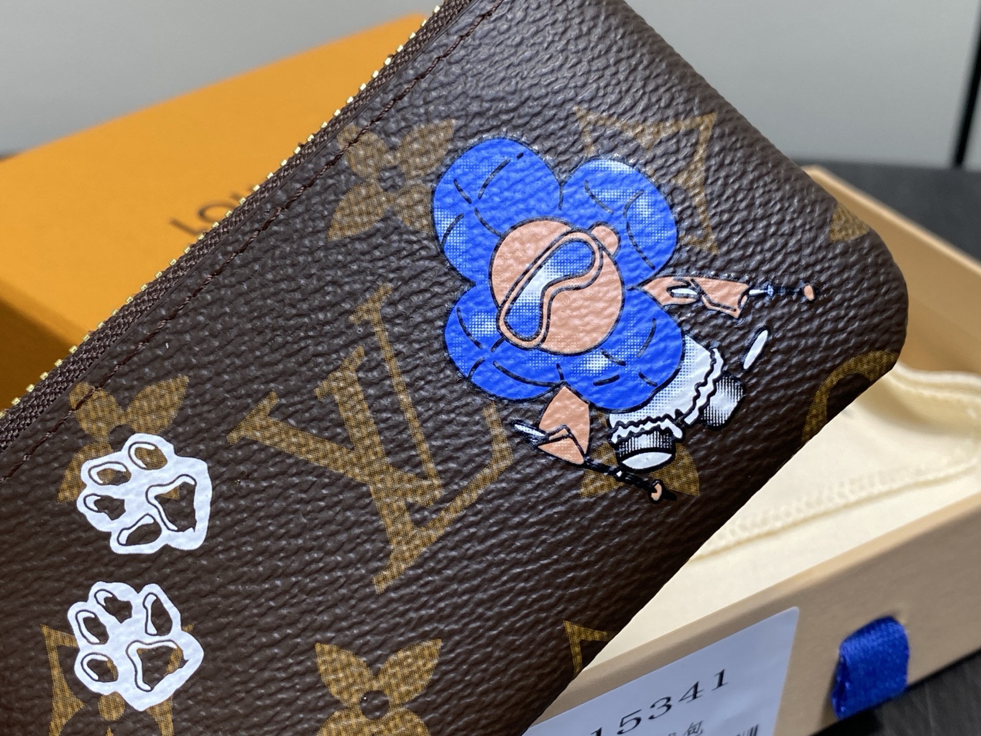 【顶级原单】M15341丝印 圣诞款老花钥匙包 LAUNCH 钥匙袋 在VB&N冬季旅行系列中重新诠释经