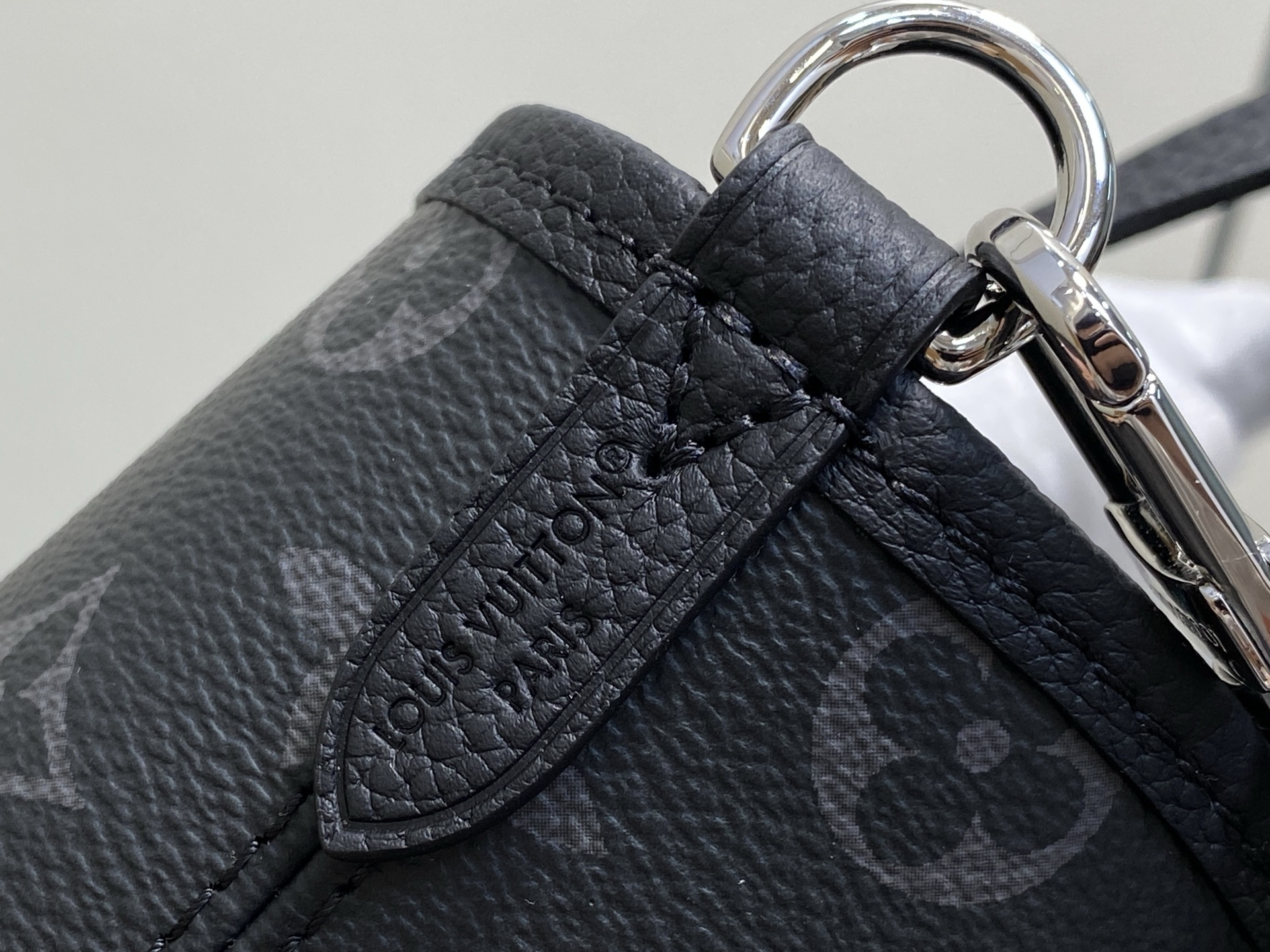 【顶级原单】M15210黑花黑色 双面购物袋 Neverfull Bandouliere Inside 