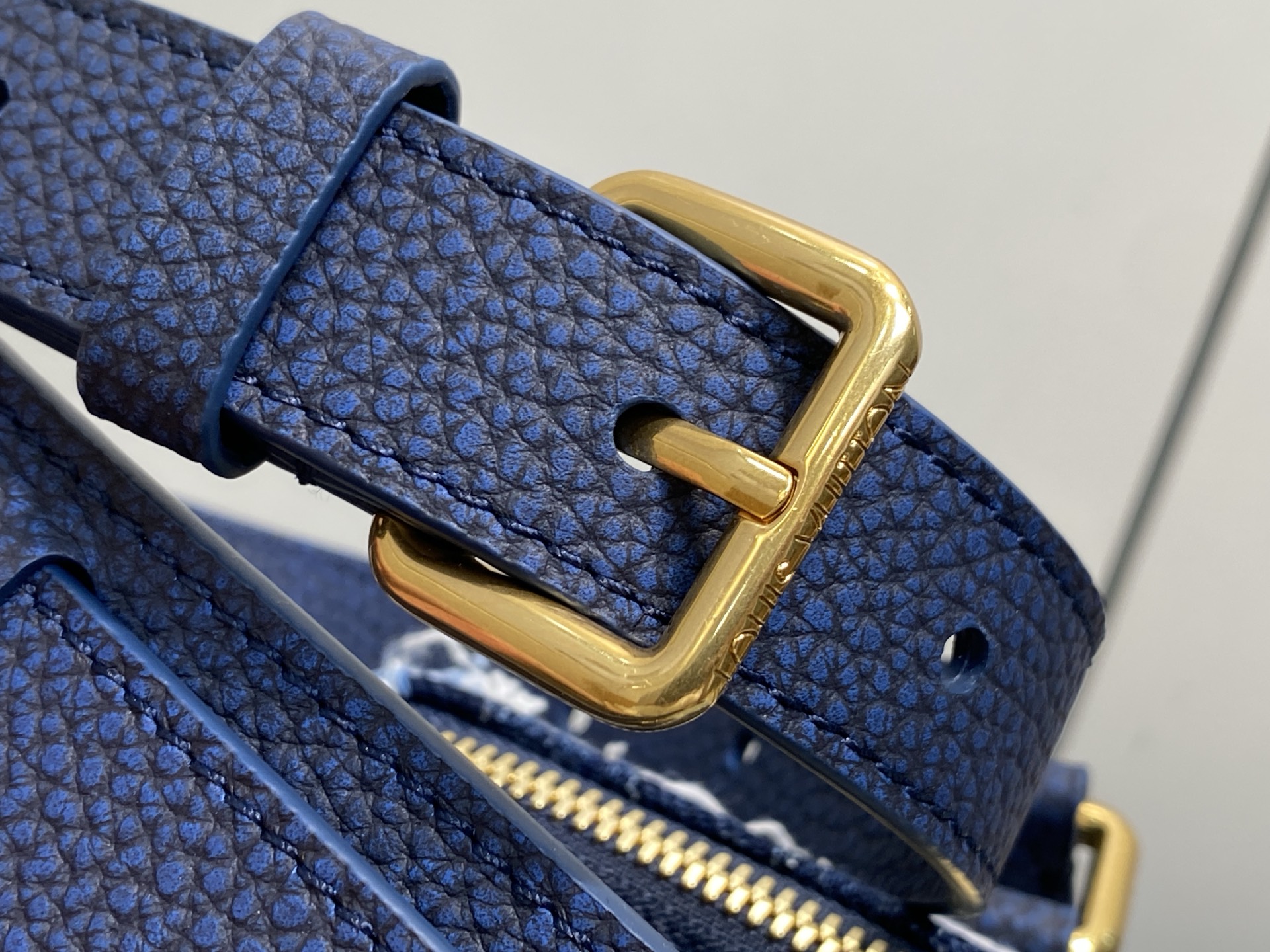 【顶级原单】M15276蓝色 全钢五金 丹宁牛仔布speedy枕头包 当季新款 SPEEDY 25 BA