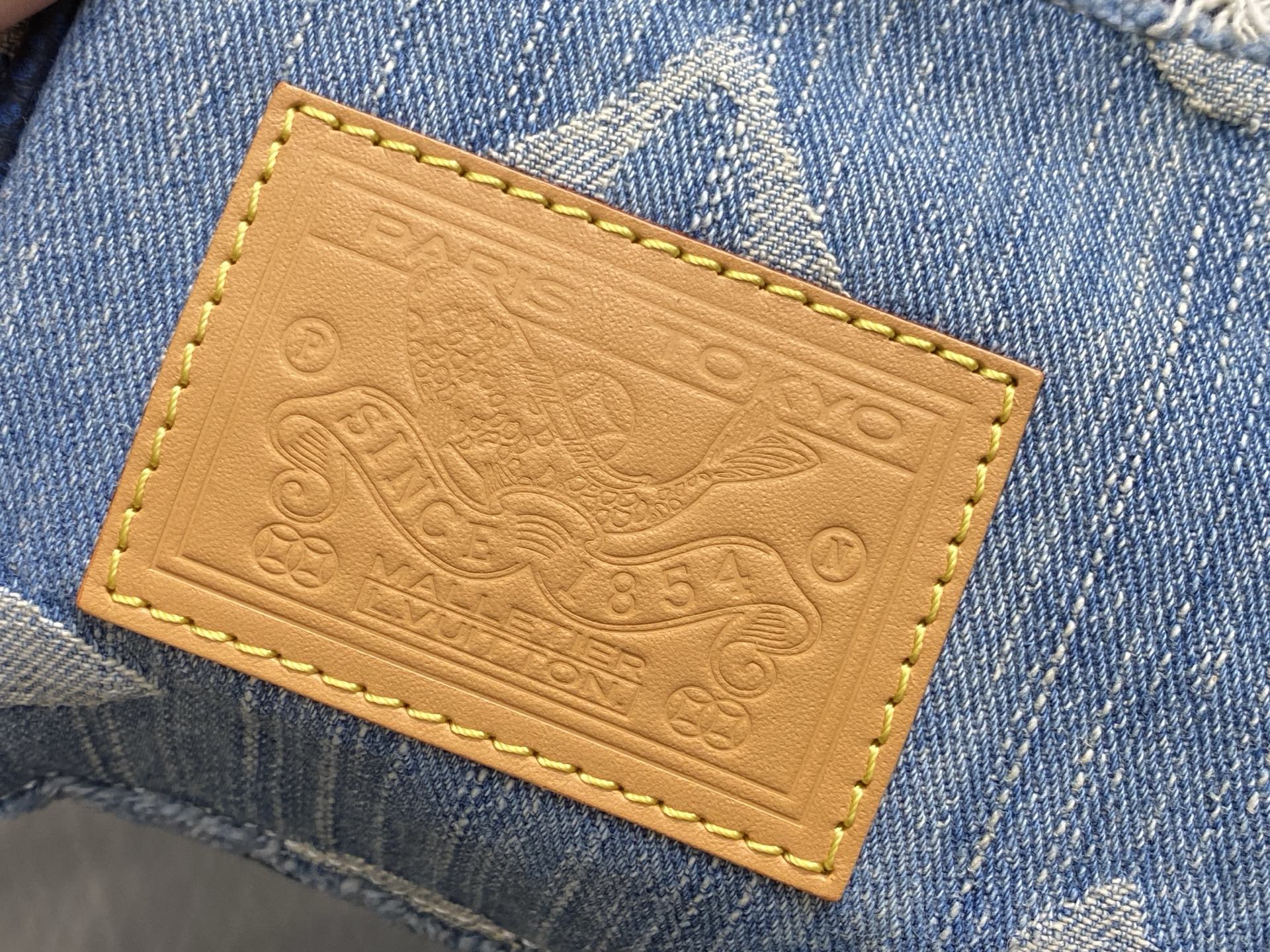 【顶级原单】M15276蓝色 全钢五金 丹宁牛仔布speedy枕头包 当季新款 SPEEDY 25 BA