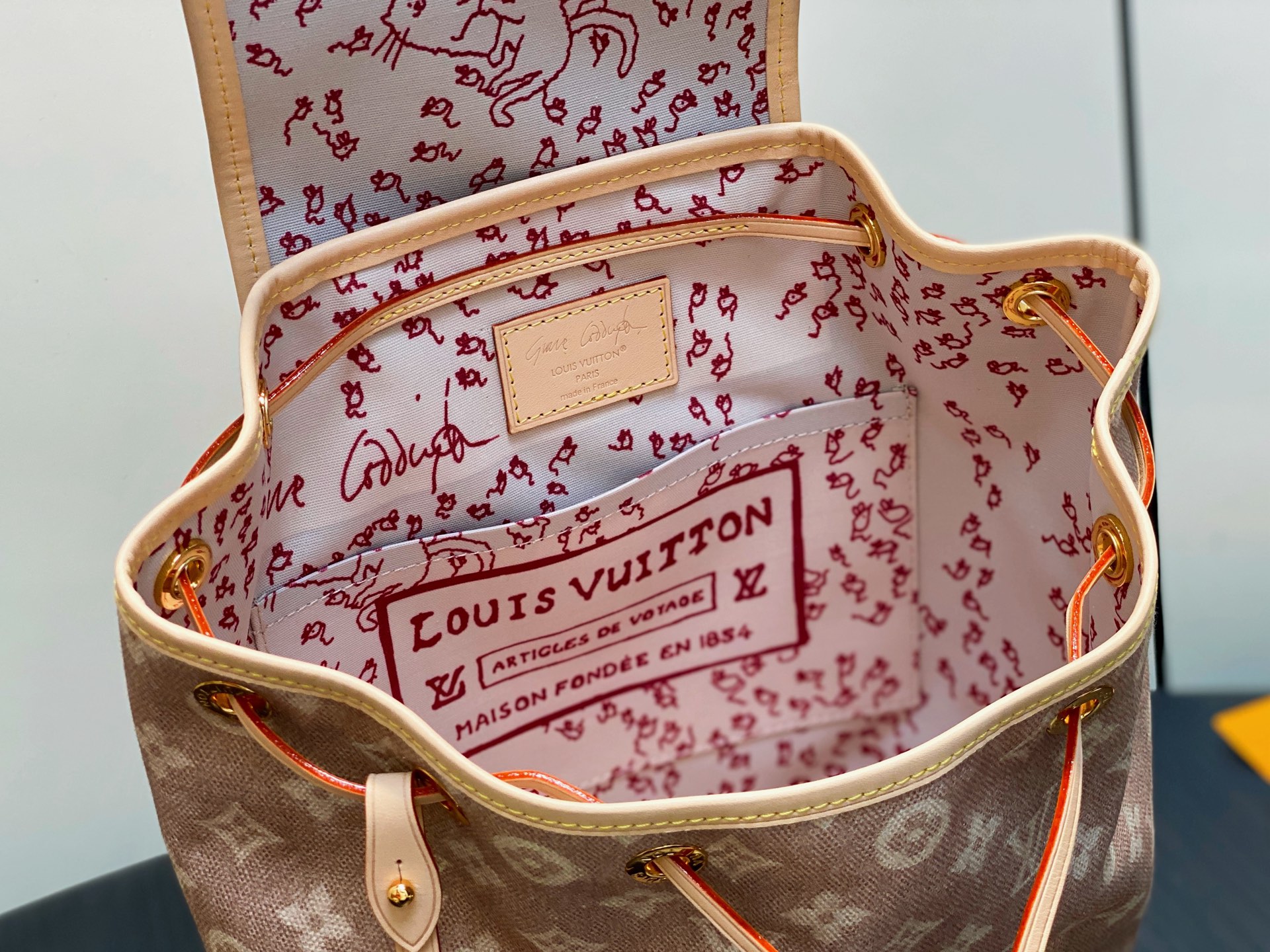 【顶级原单】M13135猫咪 小号双肩包MONTSOURIS 小号双肩包 本款 Montsouris 小