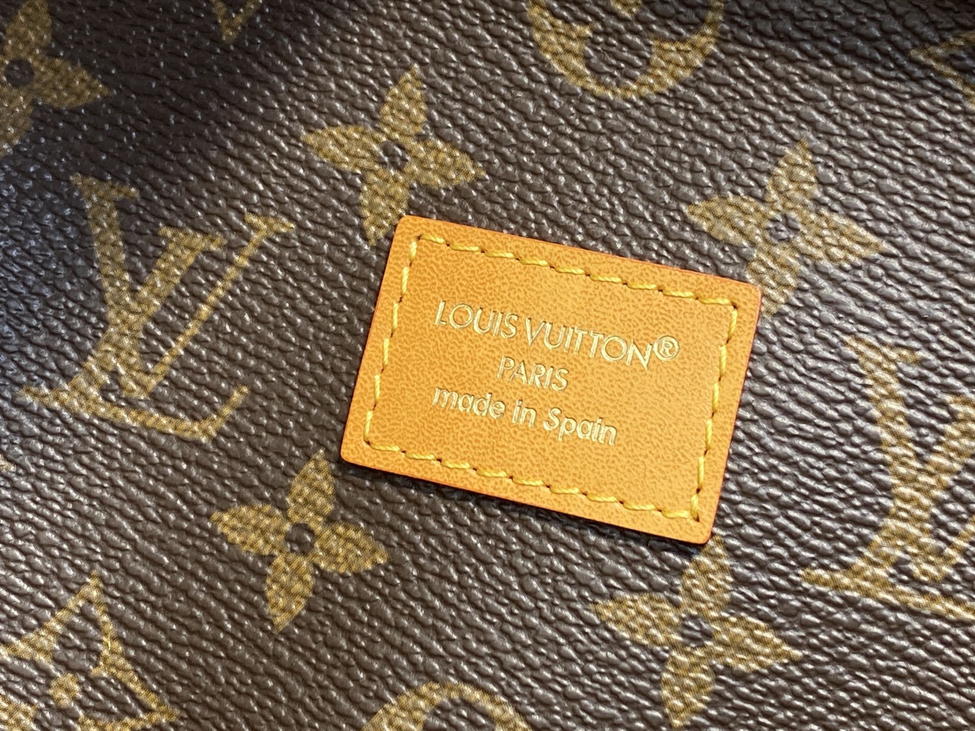 【顶级原单】M25989老花黄皮 复古男包双肩包 STEAMER 30 手袋 本款 Steamer 30