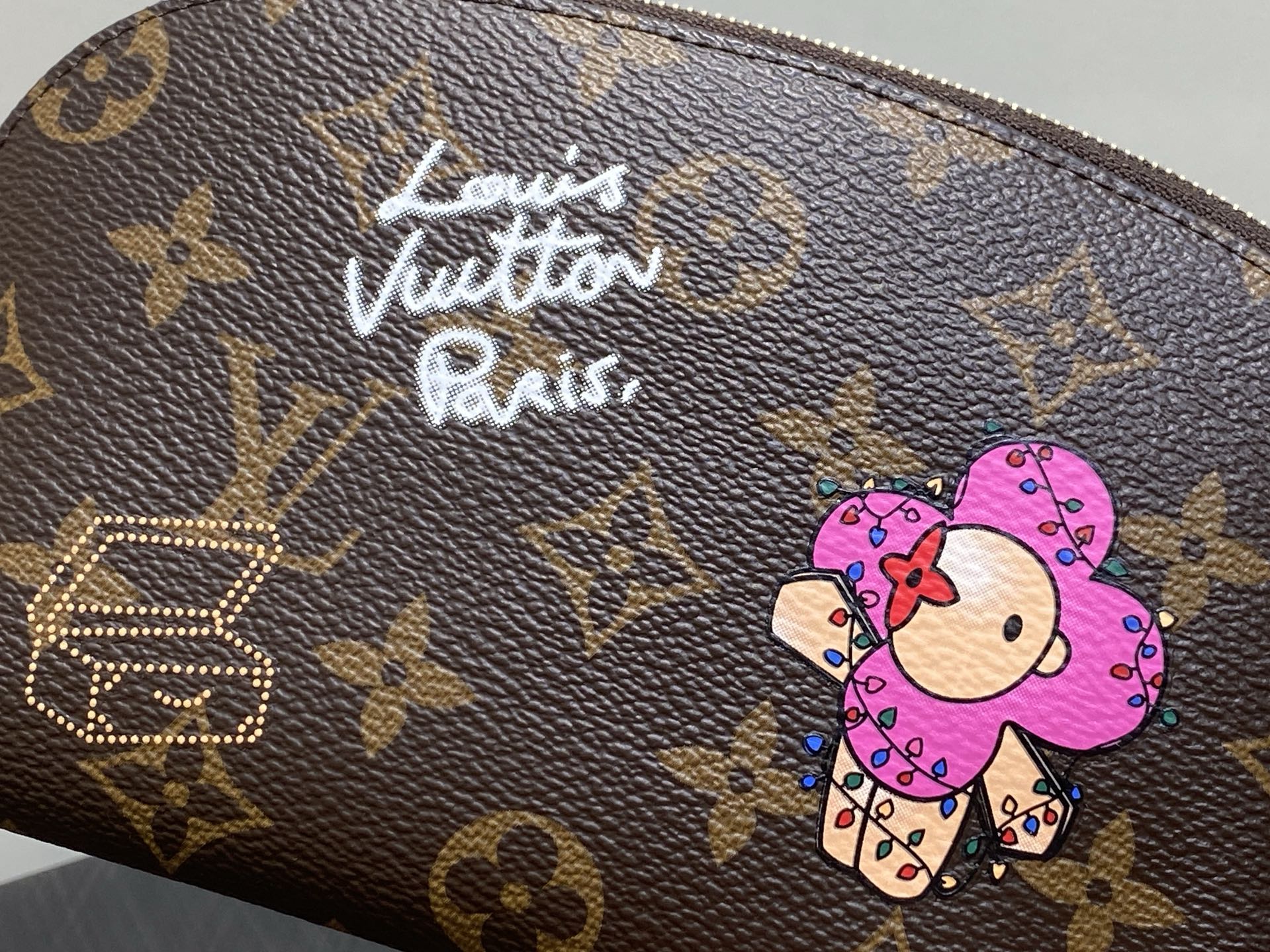 【顶级原单】M15259丝印 圣诞款小号化妆包 POCHETTE COSMÉTIQUE 化妆包 m153