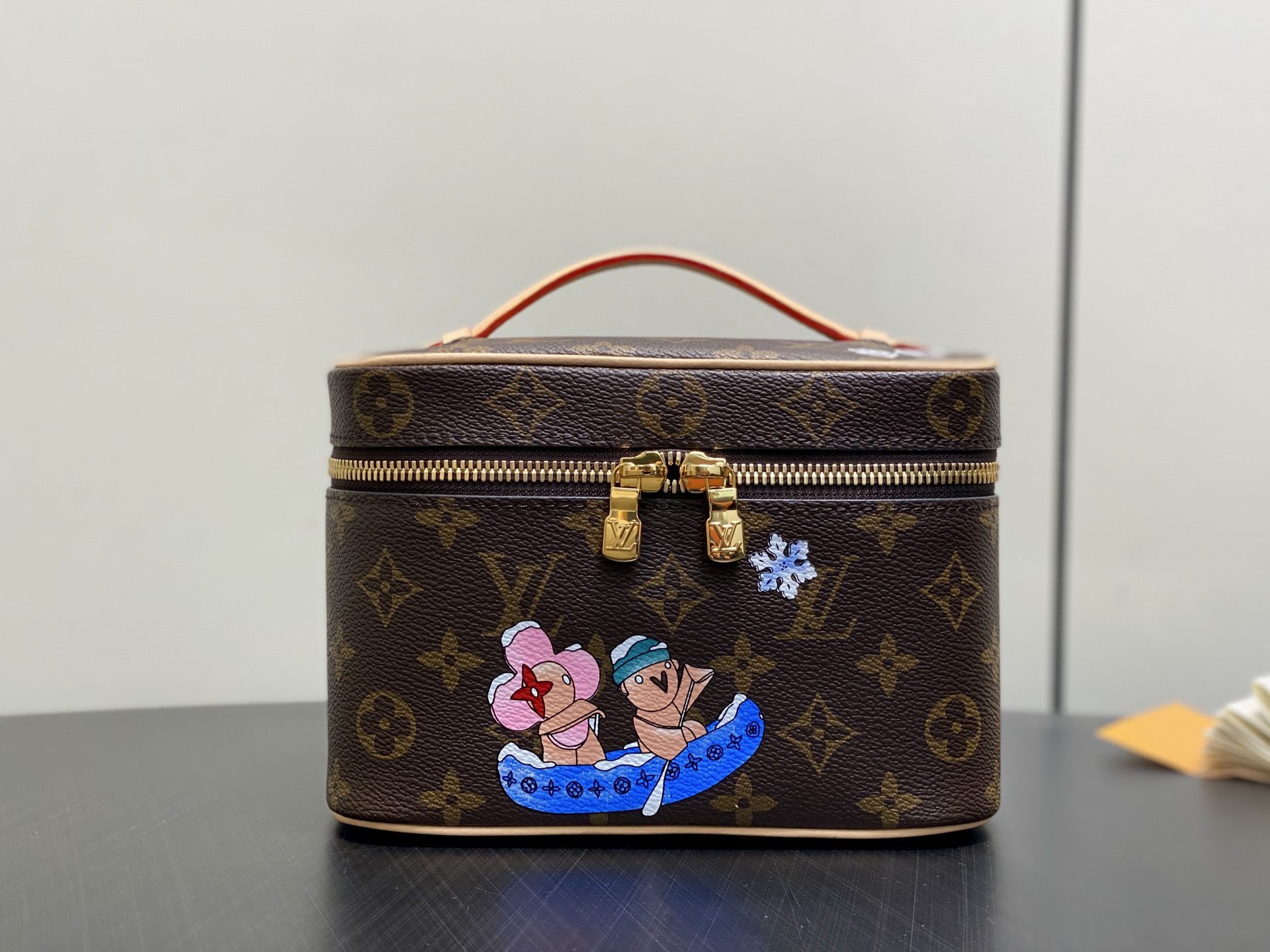 LV Style Beige Leather Bag Lookbook Reference image 1