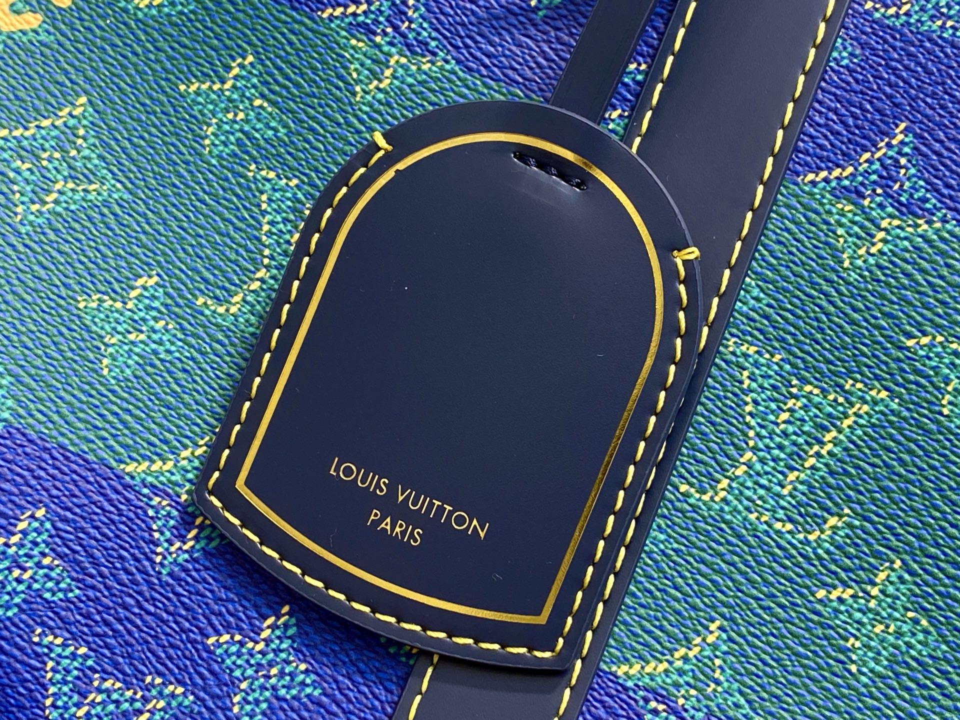 Louis Vuitton Keepall Bandouli re 50 Blue Green Monogram 50cm travel