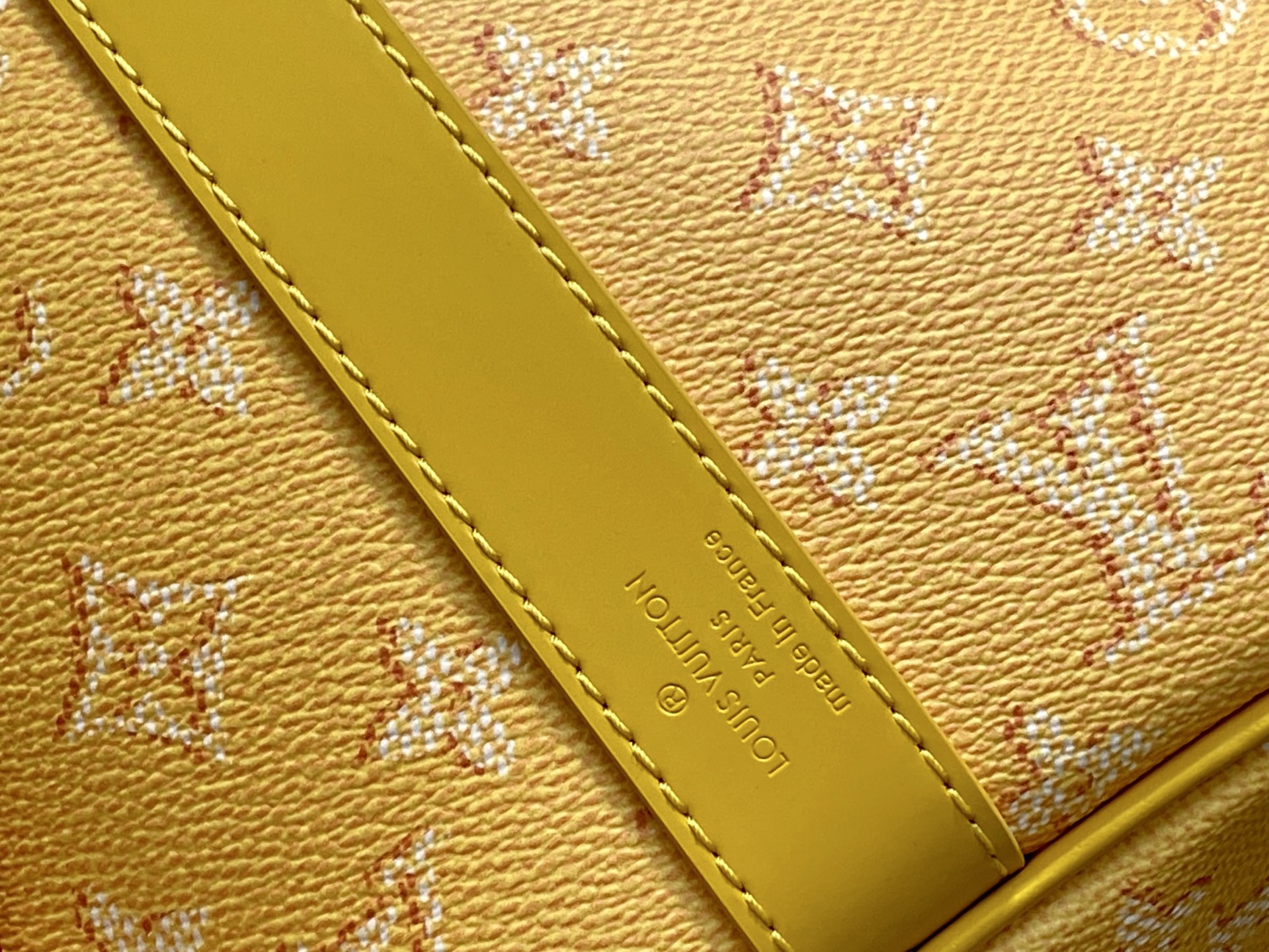 Louis Vuitton Keepall Bandouliere 45 Yellow Monogram 45 travel
