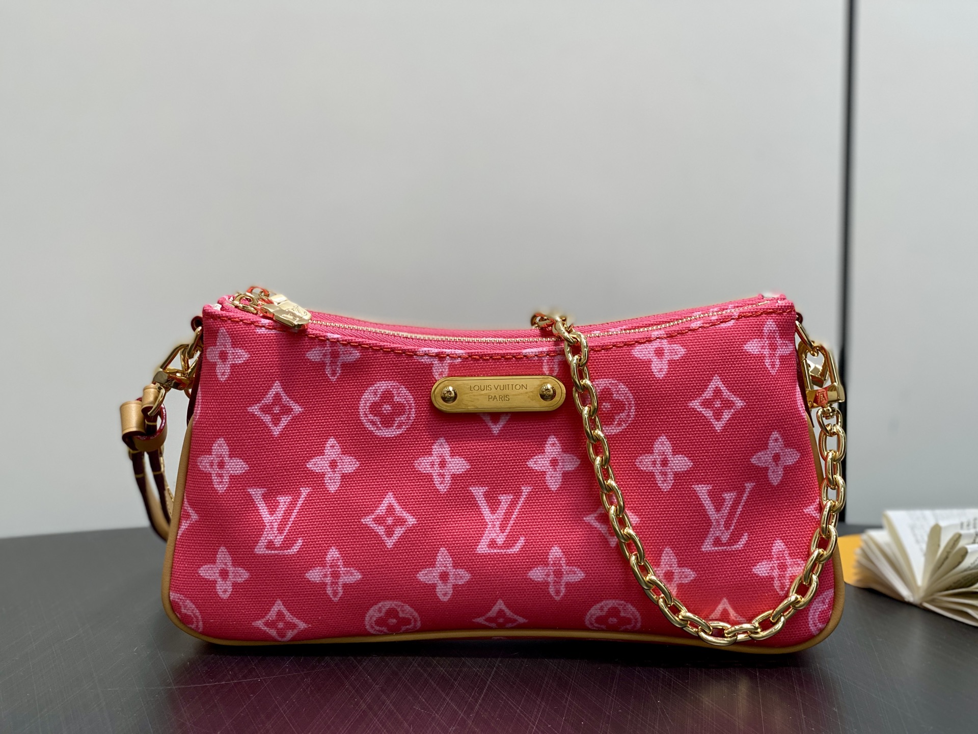 LV Style Red Leather Clutch Lookbook Reference image 1