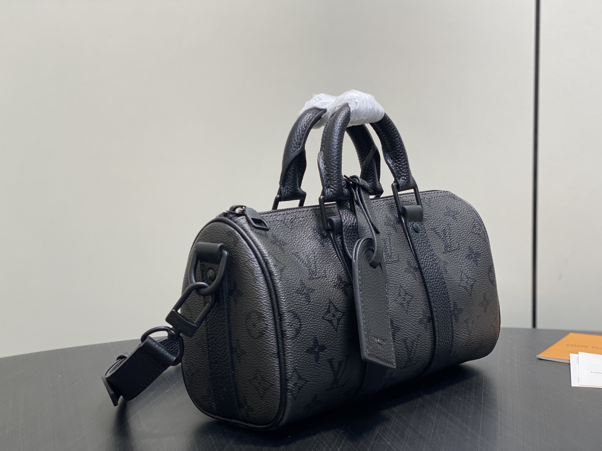 LV Style Black Leather Travel Bag Lookbook Reference image 2