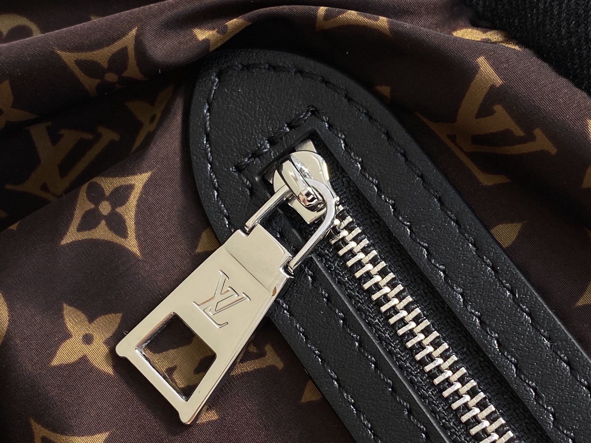 LV Style Black Denim Tote Bag Bags Tote Bag detail image 8 from source 760046