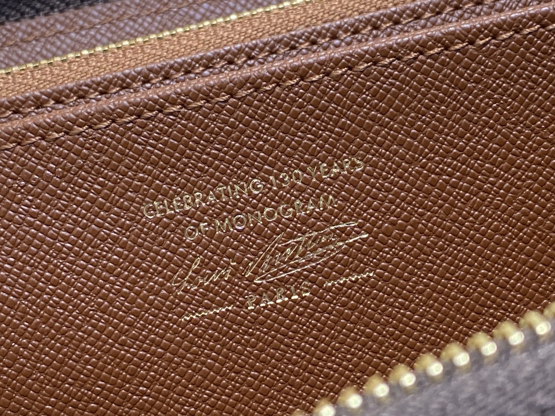 【顶级原单】M27683棕色 老花单拉链钱包 Zippy Wallet 拉链钱夹 这款标志性的“Zipp