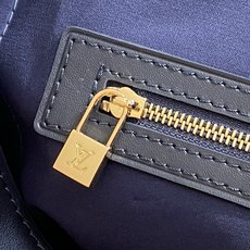 【顶级原单】M92679深蓝色 丹宁牛仔开口笑托特包中古包 Lucille 大号手提袋 (典藏款)Vintage Lv 【顶级原单】M92679深蓝色 丹宁牛仔开口笑托特包中古包 Lucille 大号手提袋 (典藏款)Vintage Lv