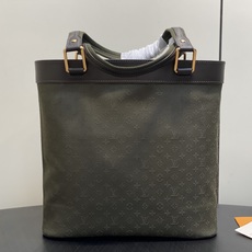 【顶级原单】M92681绿色 丹宁牛仔开口笑托特包中古包 Lucille 大号手提袋 (典藏款)Vintage Lv 手 【顶级原单】M92681绿色 丹宁牛仔开口笑托特包中古包 Lucille 大号手提袋 (典藏款)Vintage Lv 手