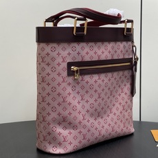 【顶级原单】M92677树莓粉 丹宁牛仔开口笑托特包中古包 Lucille 大号手提袋 (典藏款)Vintage Lv 【顶级原单】M92677树莓粉 丹宁牛仔开口笑托特包中古包 Lucille 大号手提袋 (典藏款)Vintage Lv