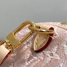 【顶级原单】M29881粉色提花 丹宁牛仔圆筒包腋下包 POCHETTE PAPILLON 手袋 本款 Pochette 【顶级原单】M29881粉色提花 丹宁牛仔圆筒包腋下包 POCHETTE PAPILLON 手袋 本款 Pochette
