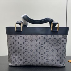 【顶级原单】M92610蓝白色 丹宁牛仔开口笑托特包中古包 Lucille 小号手提袋 (典藏款)Vintage Lv 【顶级原单】M92610蓝白色 丹宁牛仔开口笑托特包中古包 Lucille 小号手提袋 (典藏款)Vintage Lv