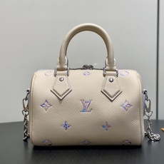 【顶级原单】M2A099米白幻彩紫 全皮压花speedy枕头包 Speedy Bandoulière 20 手袋沐浴新季 【顶级原单】M2A099米白幻彩紫 全皮压花speedy枕头包 Speedy Bandoulière 20 手袋沐浴新季