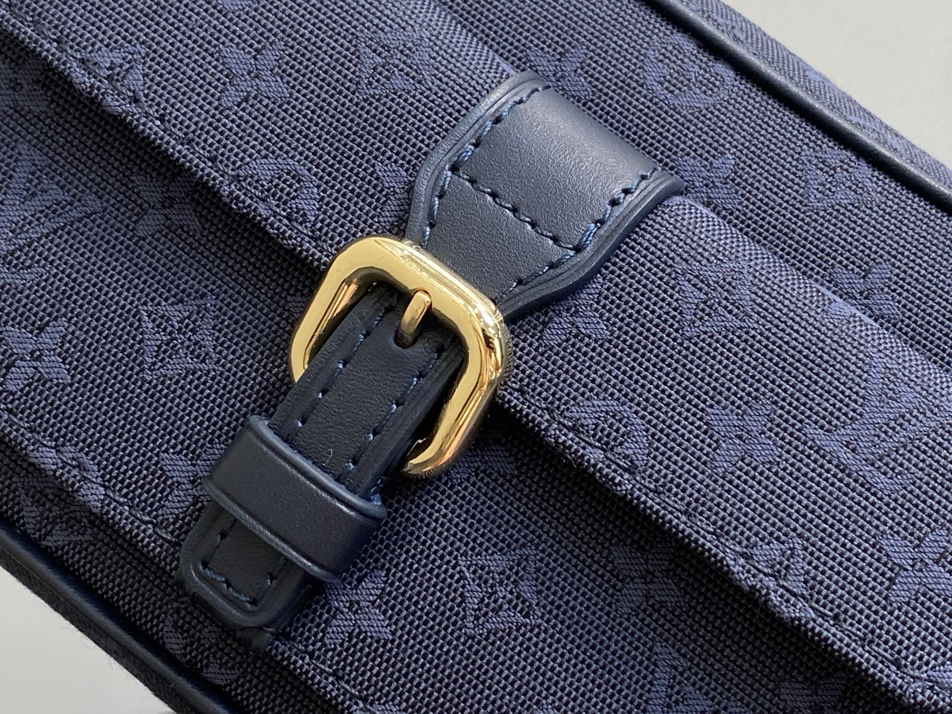【顶级原单】M92216深蓝色 丹宁牛仔中古相机包 Vintage Lv 相机包 丹宁牛仔搭配牛皮饰边 Lv vinta
