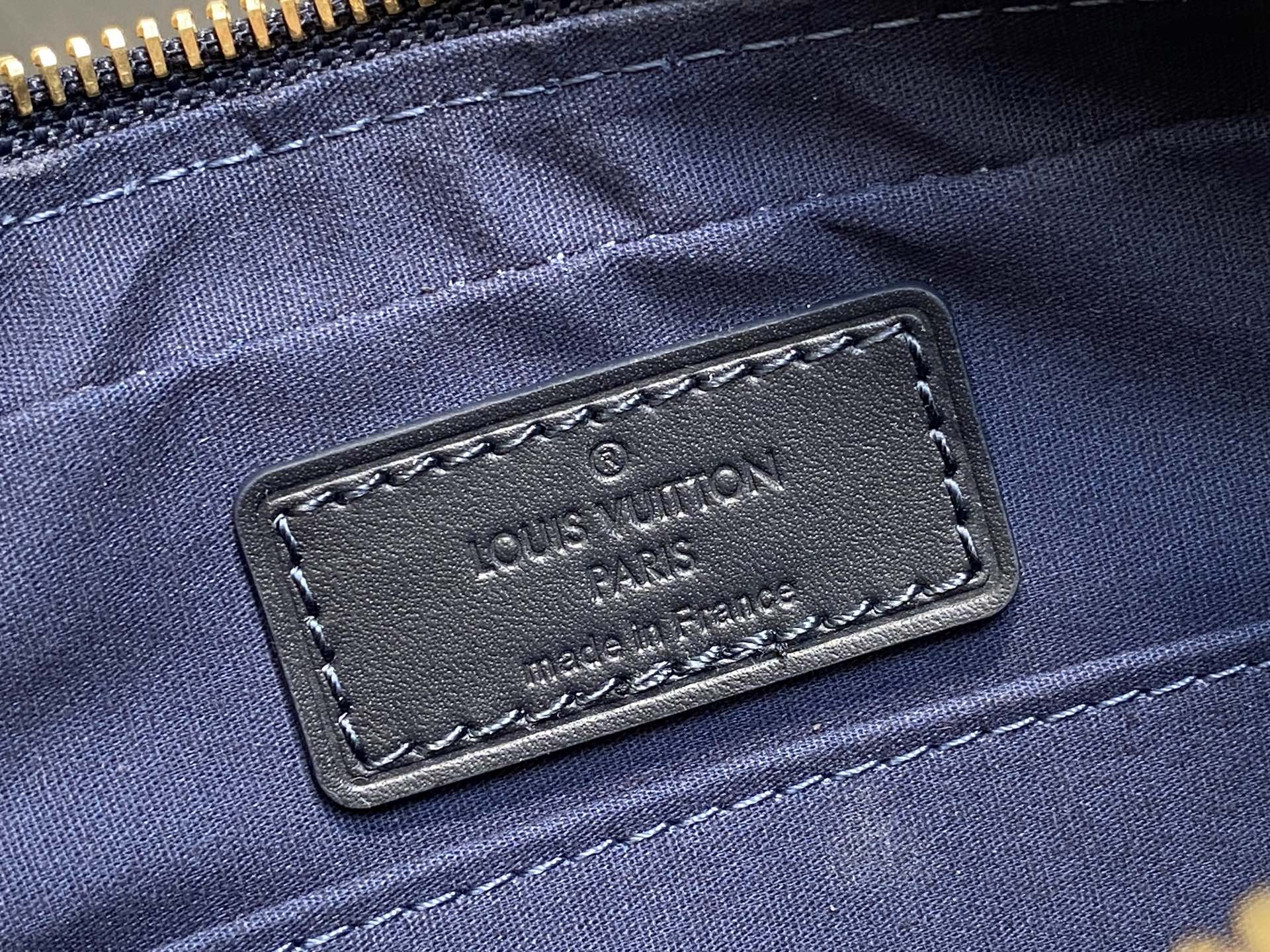 【顶级原单】M92216深蓝色 丹宁牛仔中古相机包 Vintage Lv 相机包 丹宁牛仔搭配牛皮饰边 Lv vinta