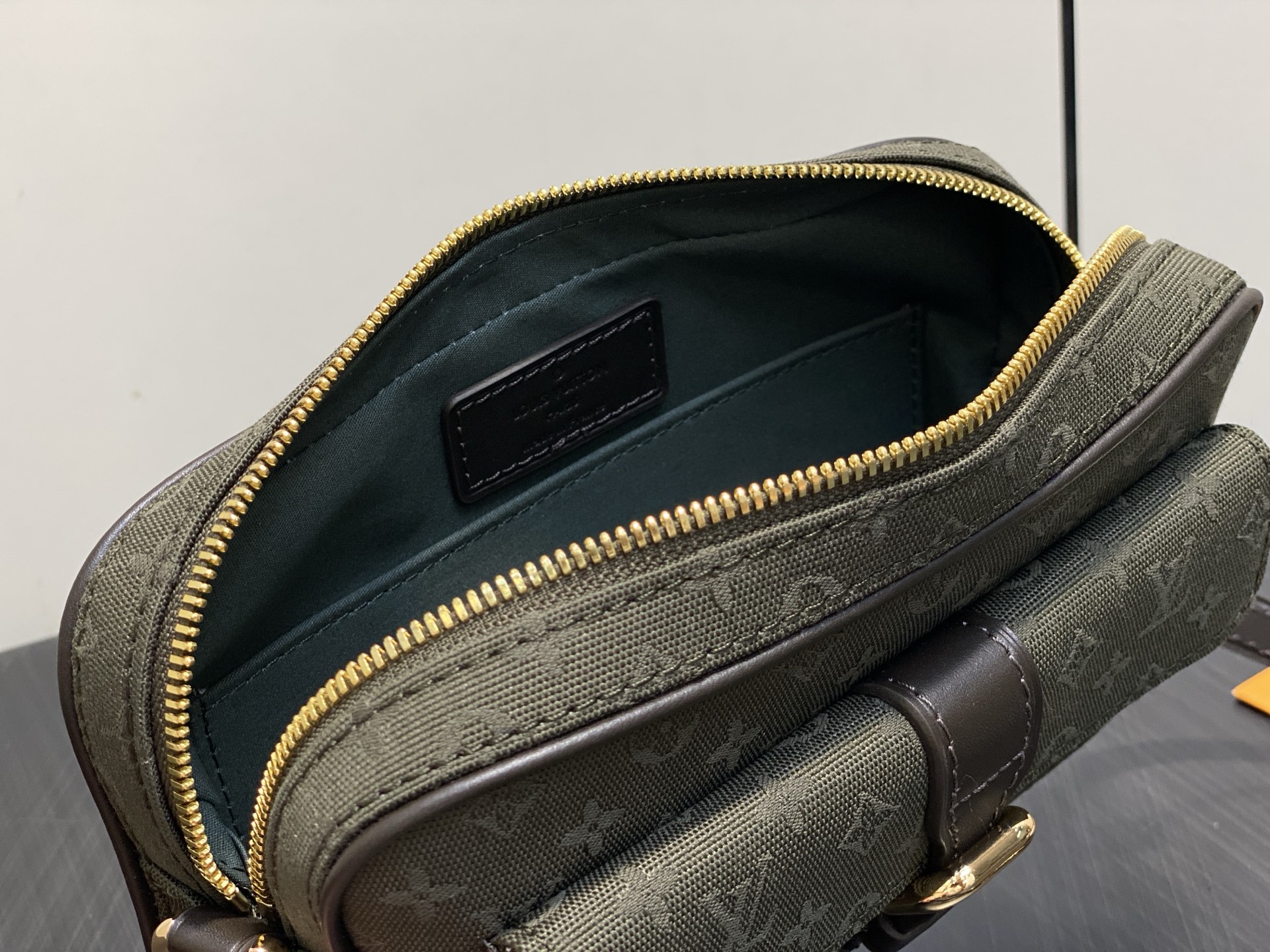 【顶级原单】M92218绿色 丹宁牛仔中古相机包 Vintage Lv 相机包 丹宁牛仔搭配牛皮饰边 Lv vintag