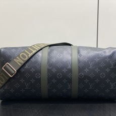 【顶级原单】M28837黑花卡其绿 45cm旅行袋 Keepall Bandoulière 45 旅行袋 本款采用Mon 【顶级原单】M28837黑花卡其绿 45cm旅行袋 Keepall Bandoulière 45 旅行袋 本款采用Mon